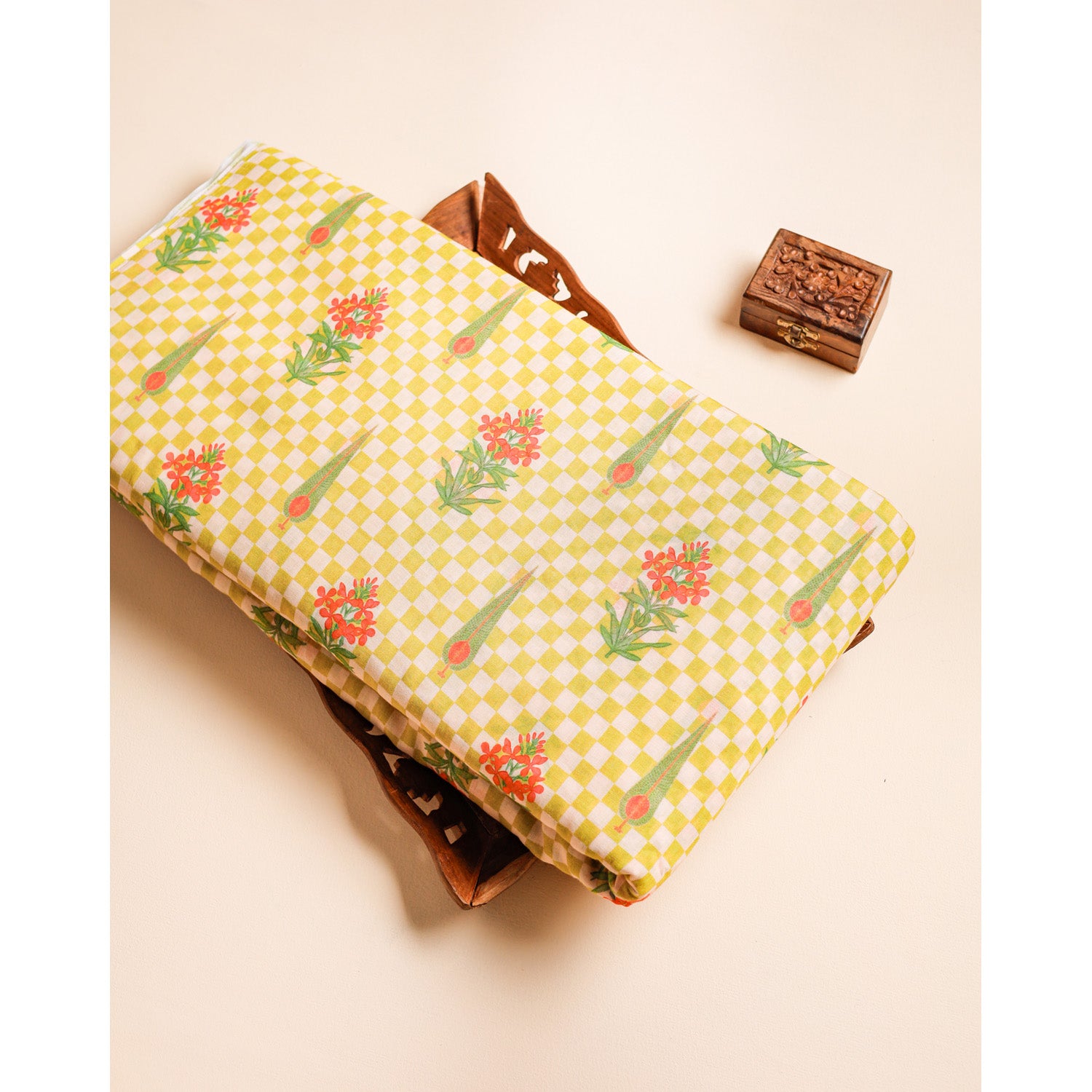 PURE COTTON MUL PRINTED FABRIC