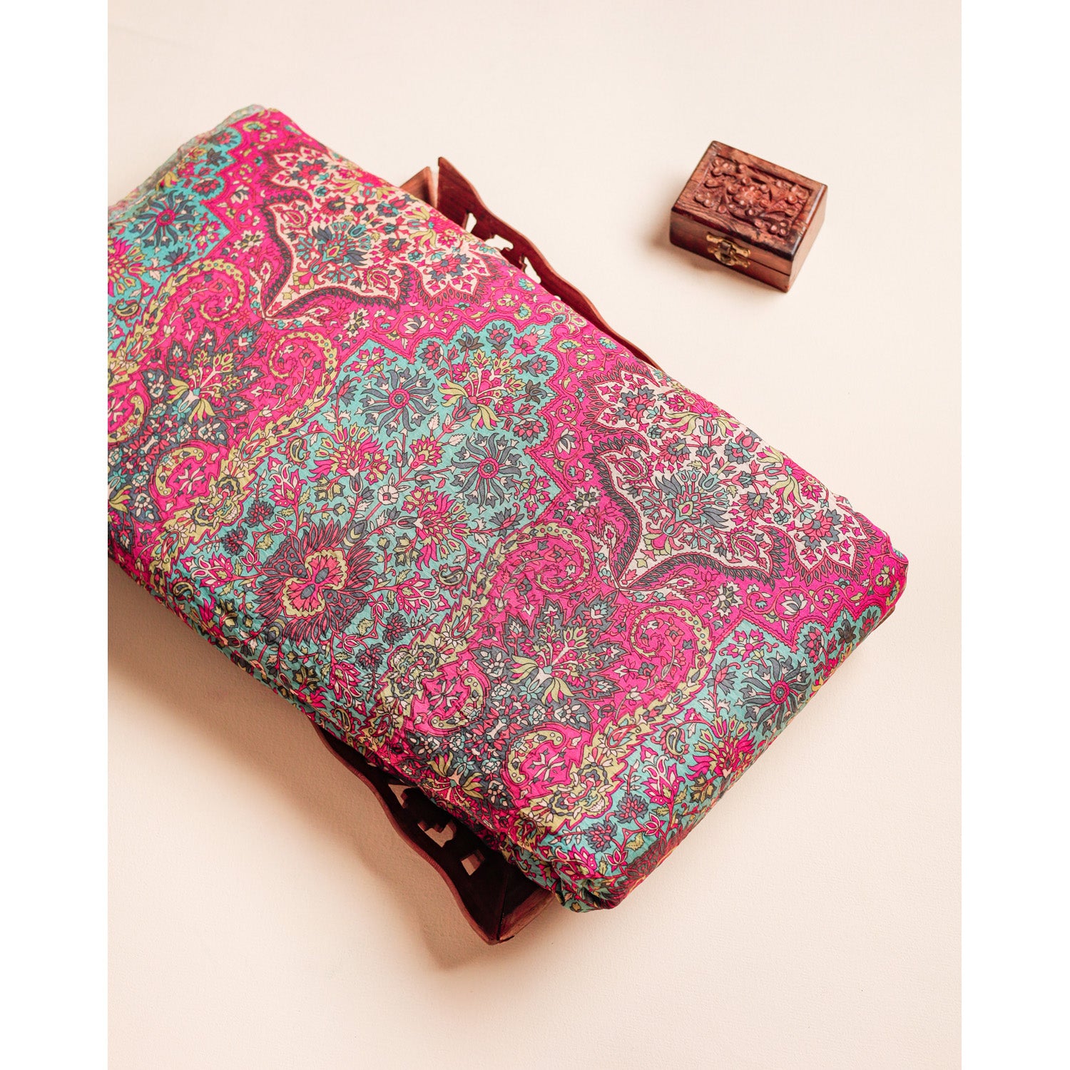 MOGRA CHANDERI PRINTED FABRIC