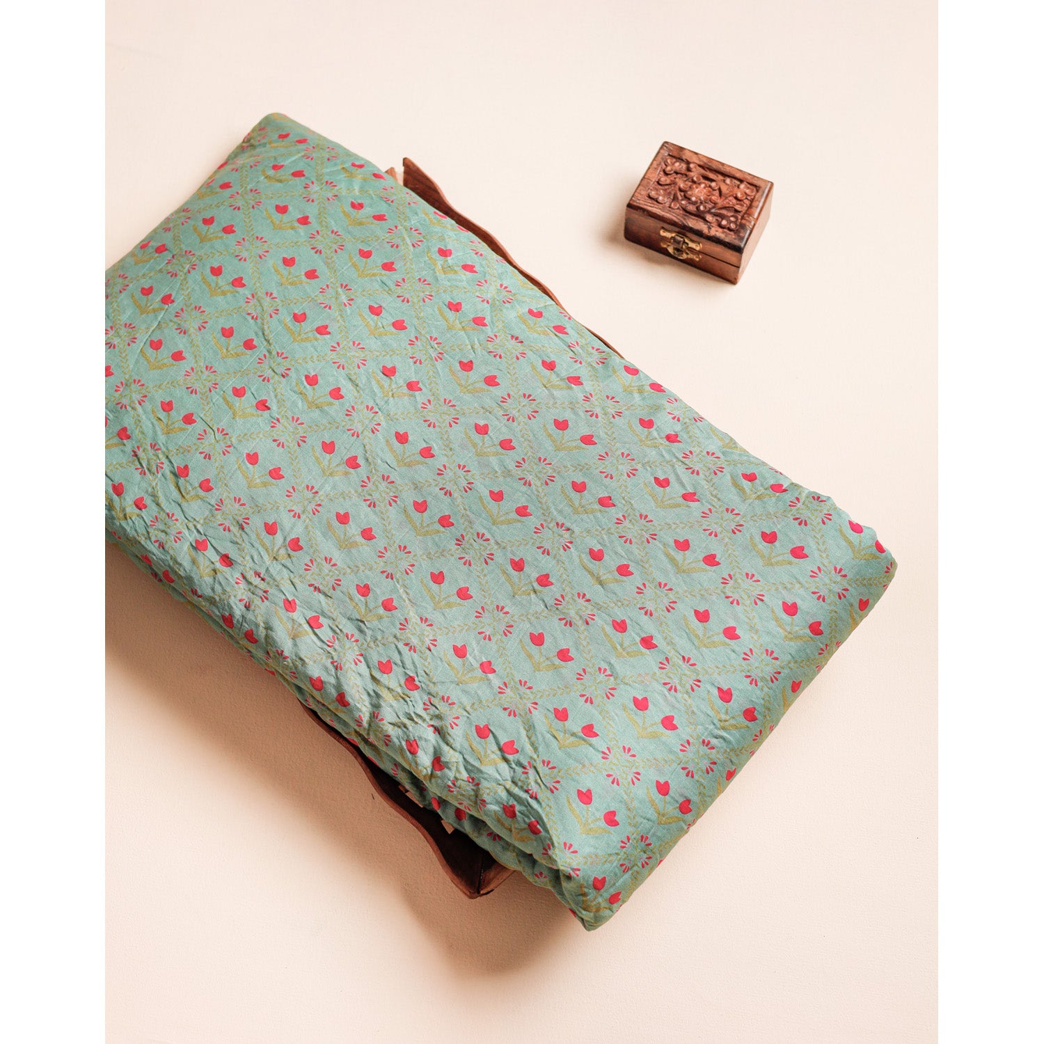 MOGRA CHANDERI PRINTED FABRIC