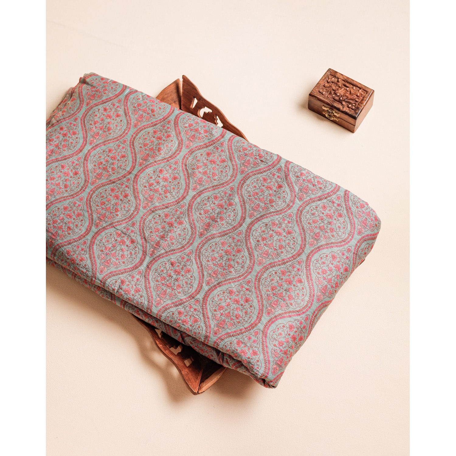MOGRA CHANDERI PRINTED FABRIC