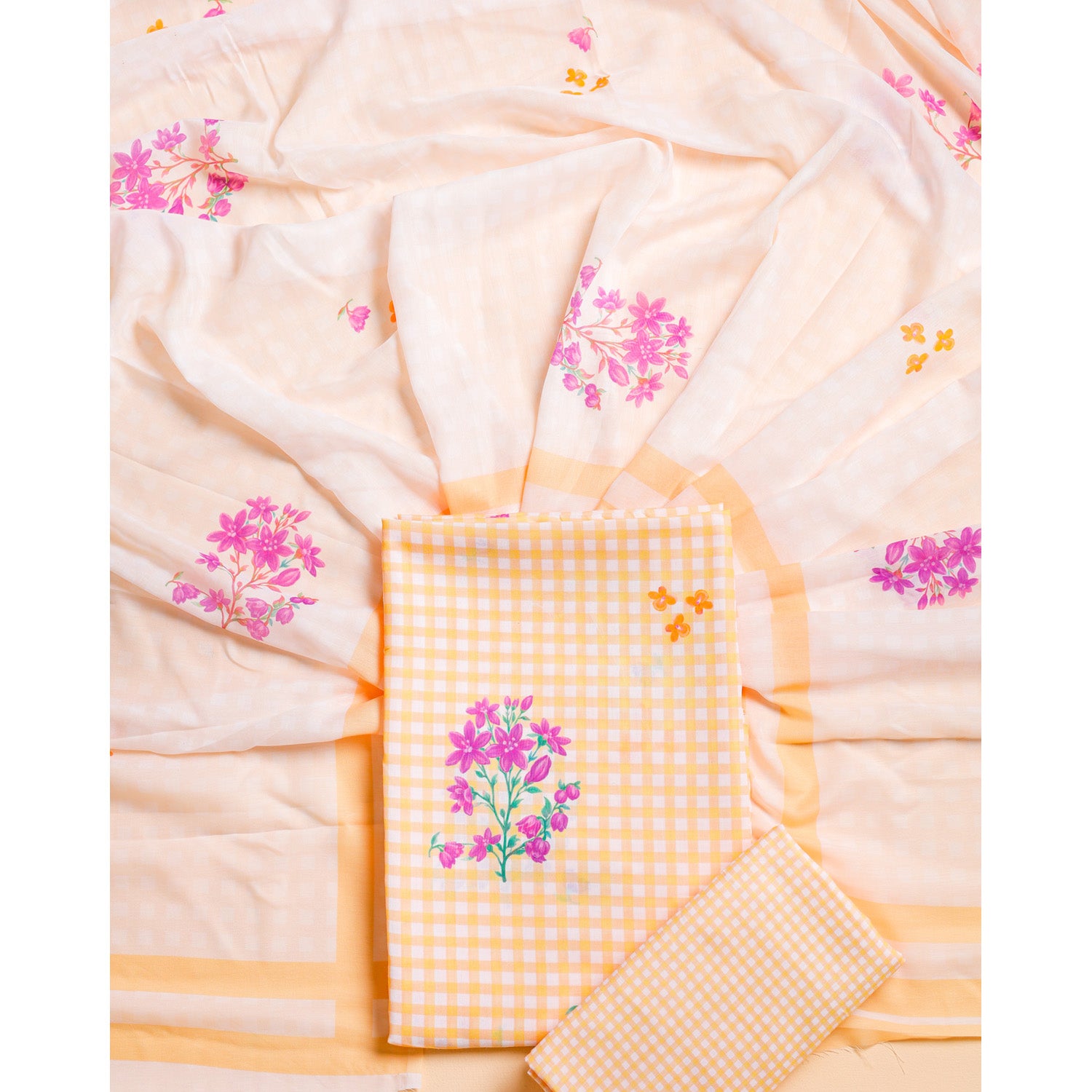 COTTON PRINTED SUIT SET