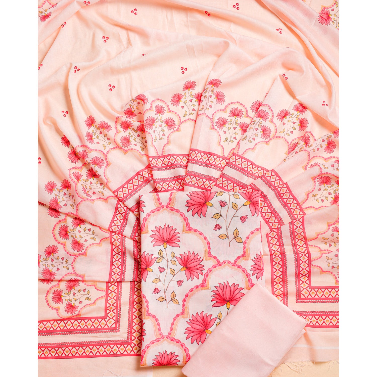 COTTON PRINTED SUIT SET