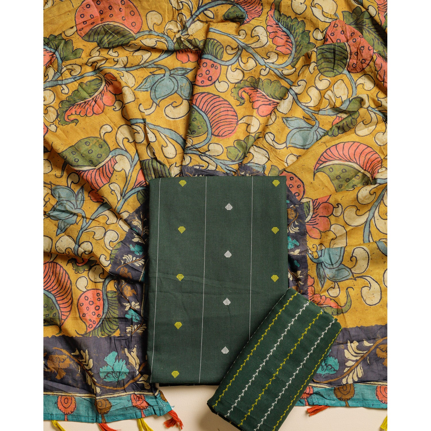 COTTON WOVEN SUIT SET