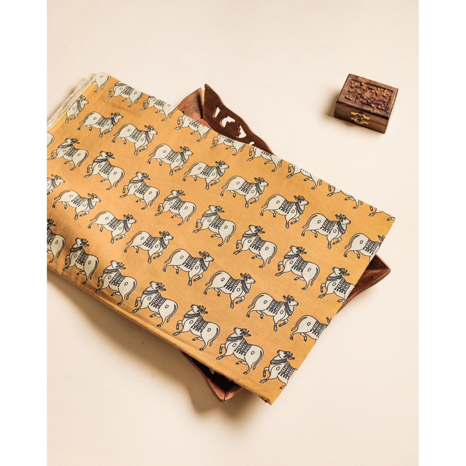 PURE COTTON HANDBLOCK PRINTED FABRIC