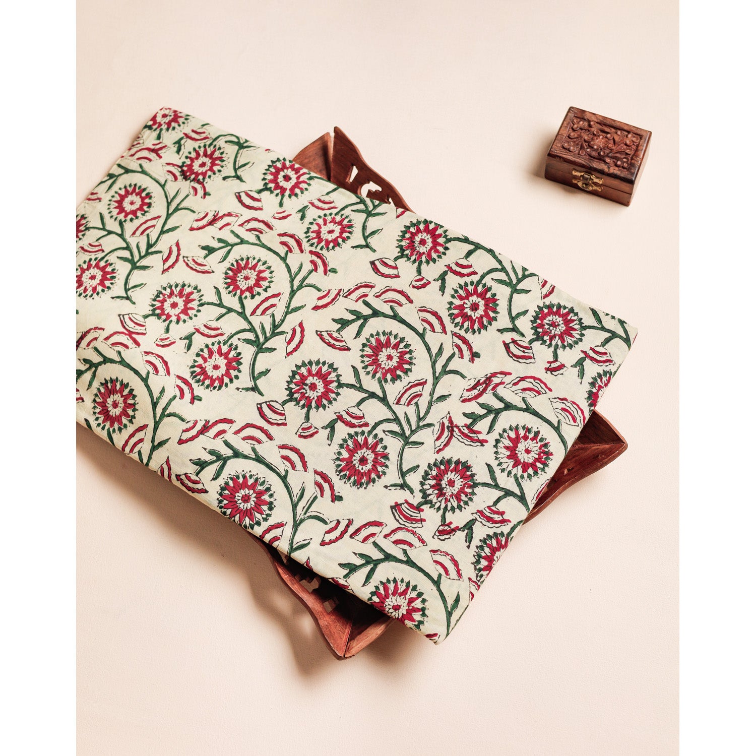 PURE COTTON HANDBLOCK PRINTED FABRIC
