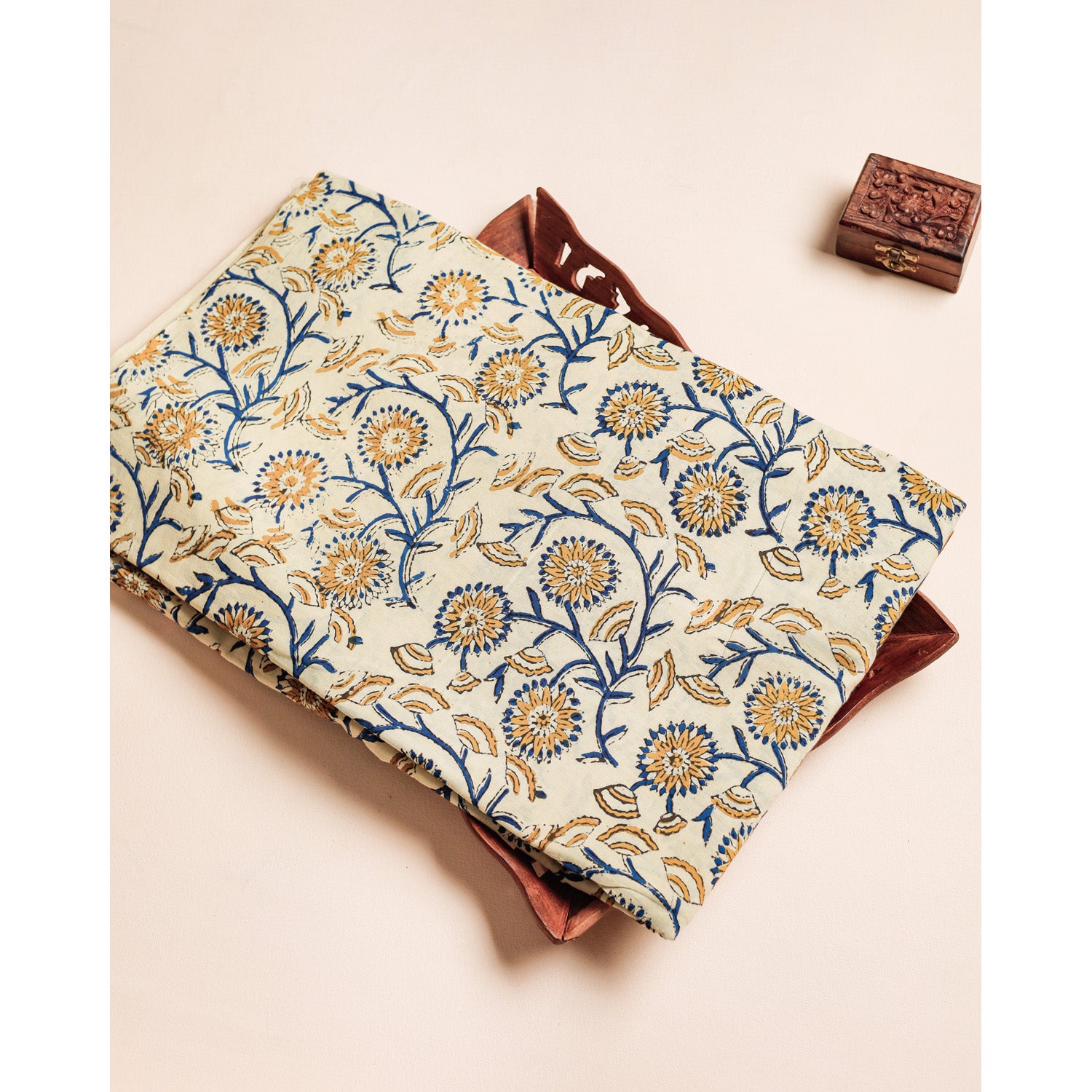 PURE COTTON HANDBLOCK PRINTED FABRIC
