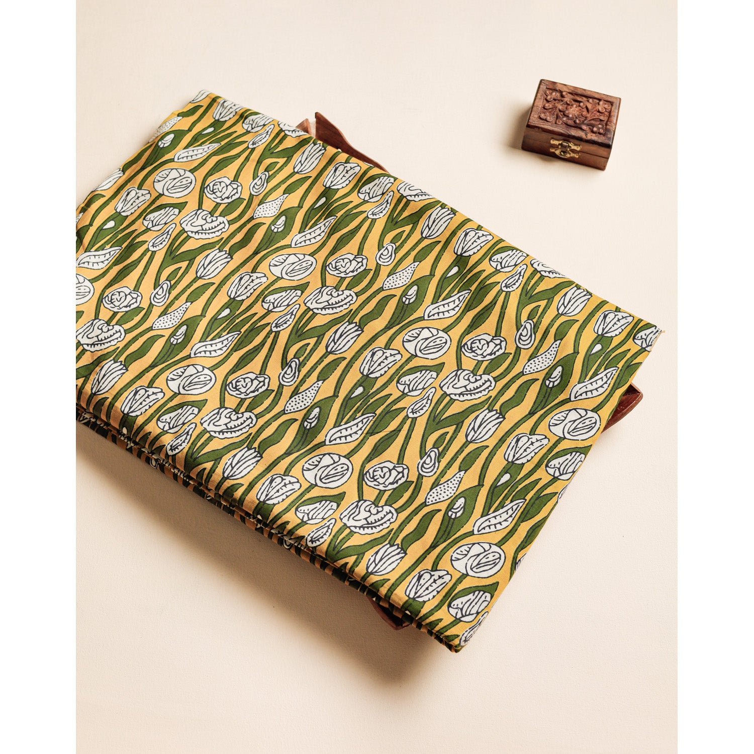 PURE COTTON HANDBLOCK PRINTED FABRIC
