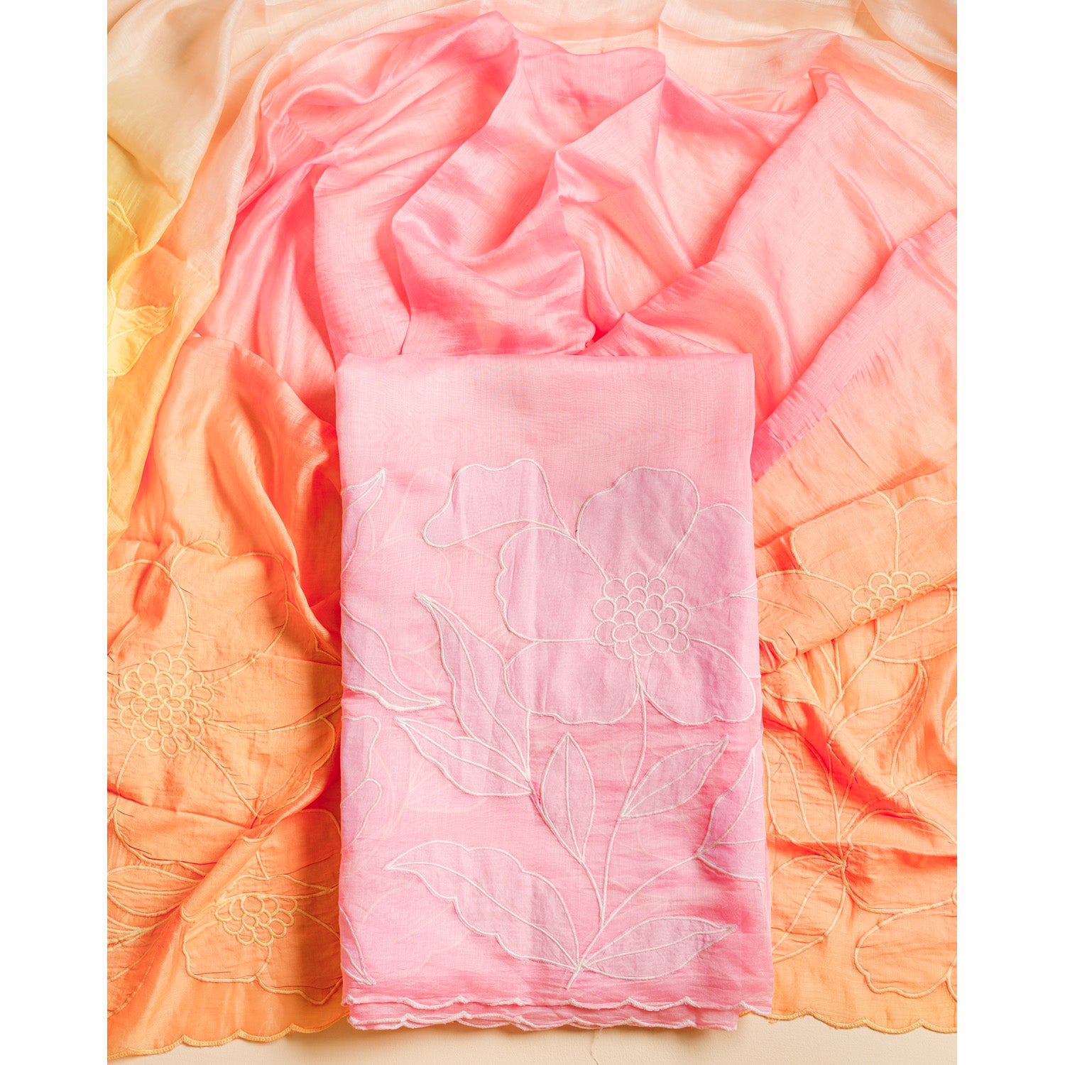 PURE MUL CHANDERI 2 PIECE SET