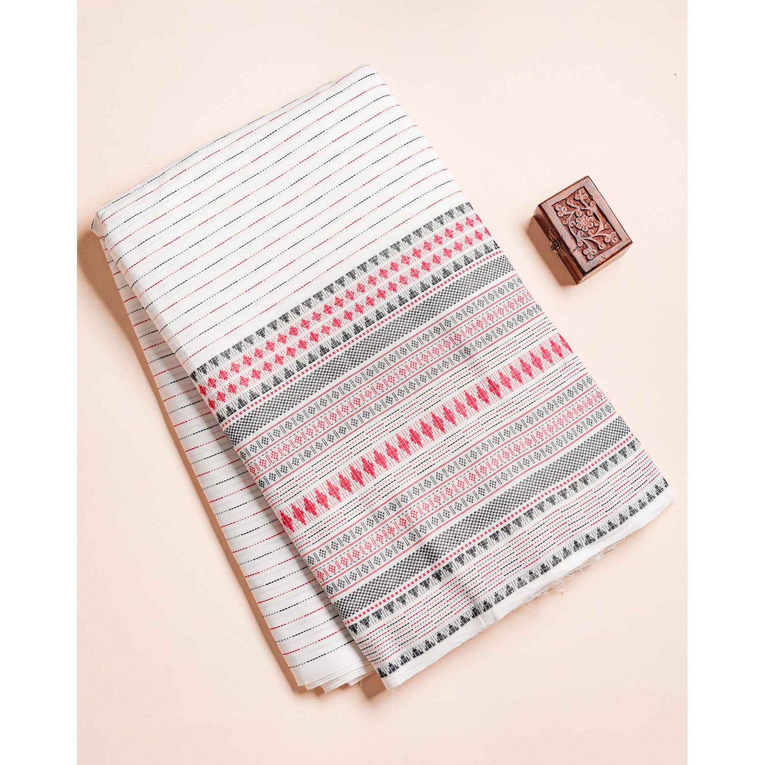 COTTON HANDLOOM BORDER FABRIC