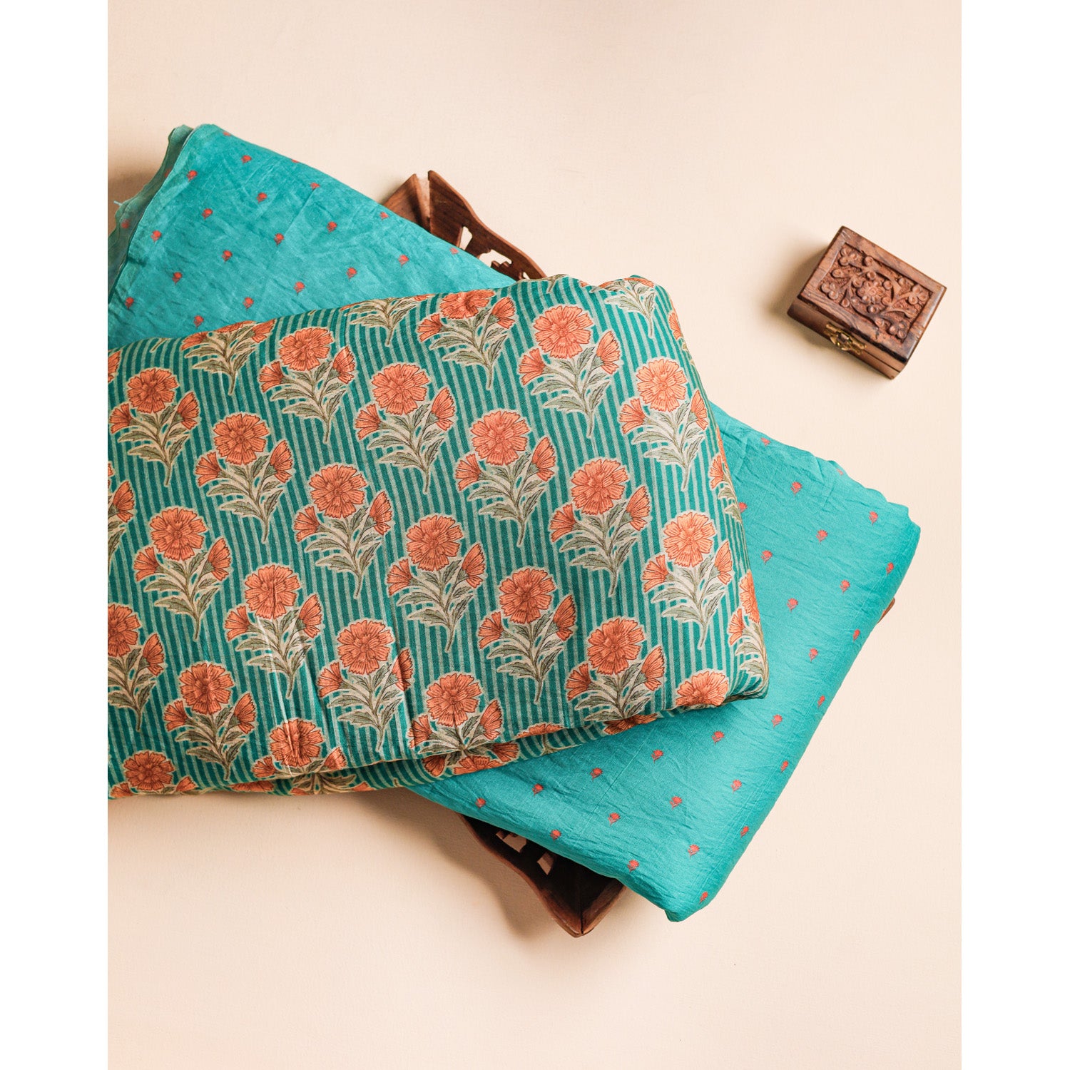 MOGRA CHANDERI PRINTED FABRICS