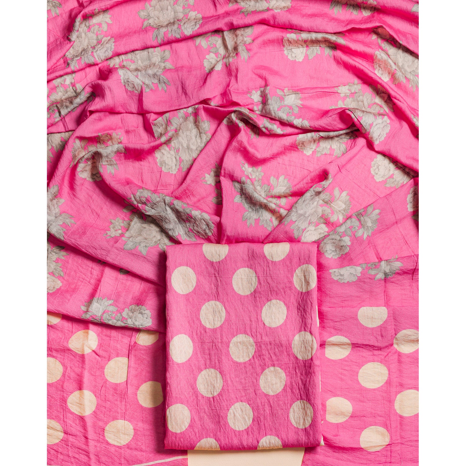 MOGRA CHANDERI 2 PIECE SET