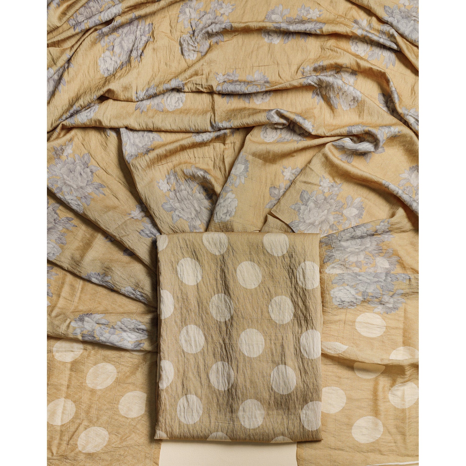 MOGRA CHANDERI 2 PIECE SET
