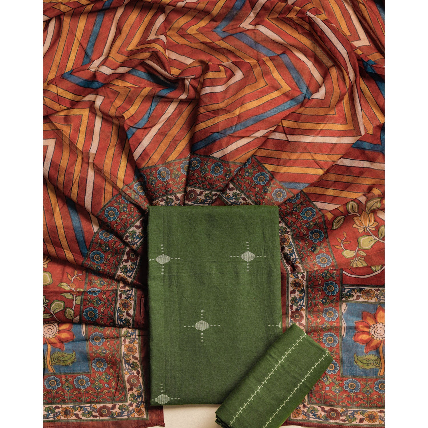 PURE COTTON WOVEN SUIT SET