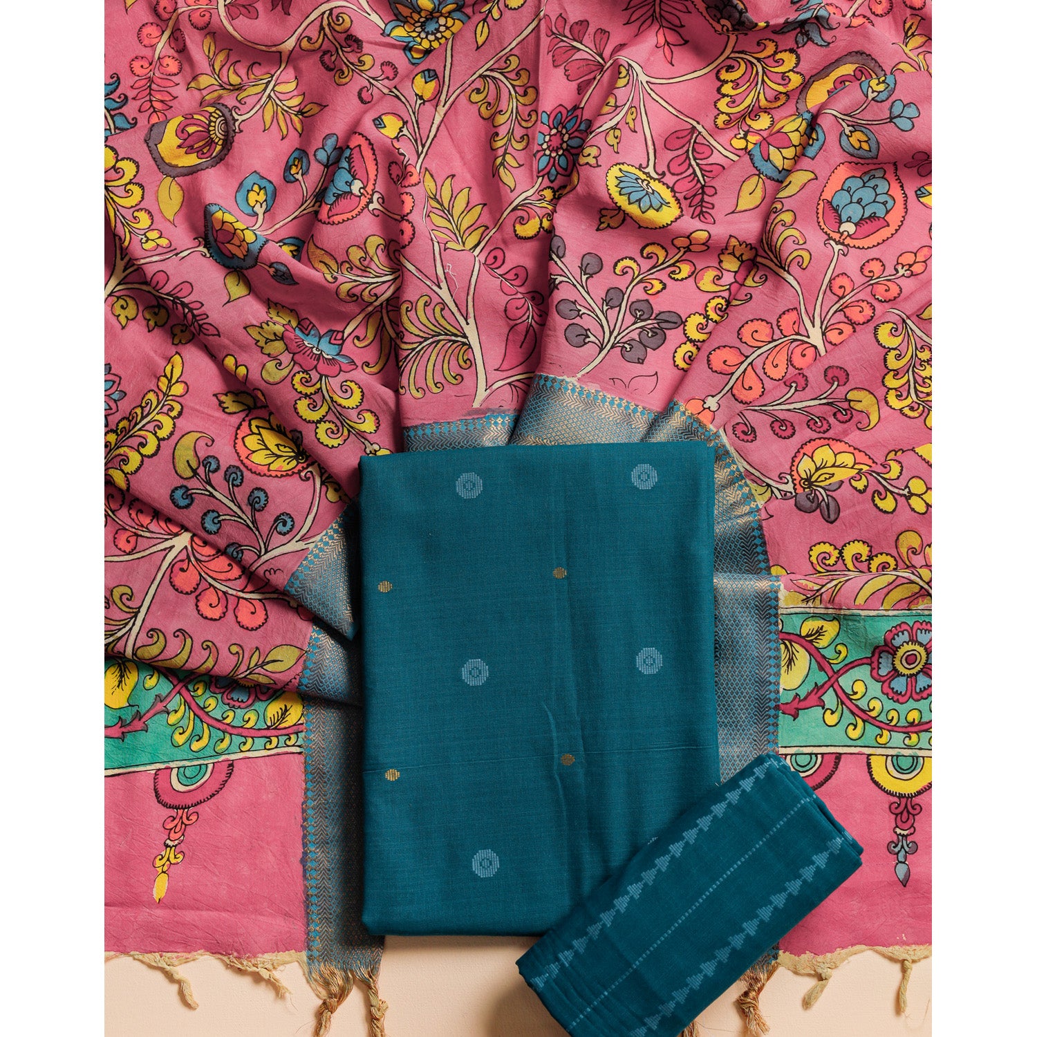 PURE COTTON WOVEN SUIT SET