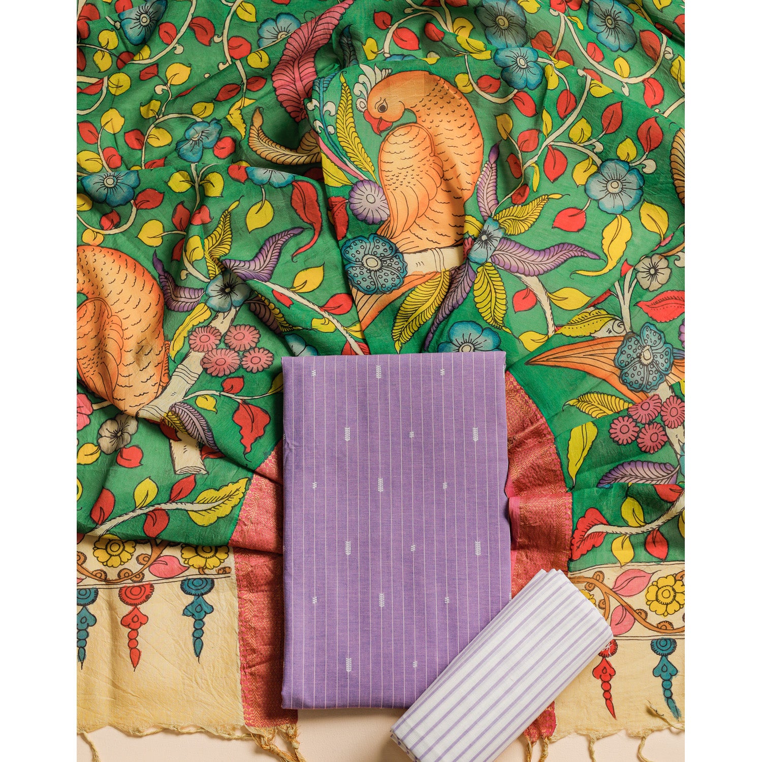 PURE COTTON WOVEN SUIT SET