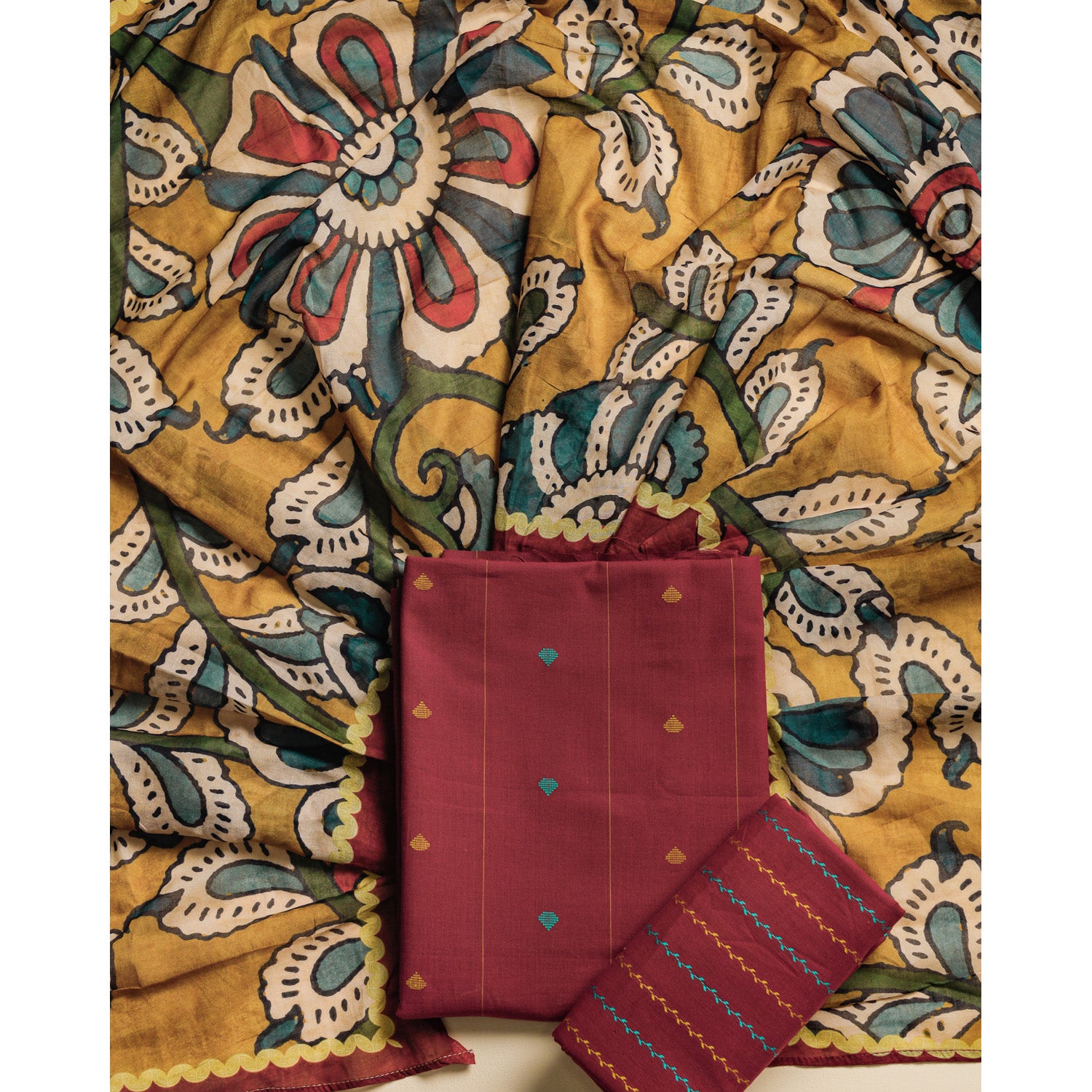 PURE COTTON WOVEN SUIT SET