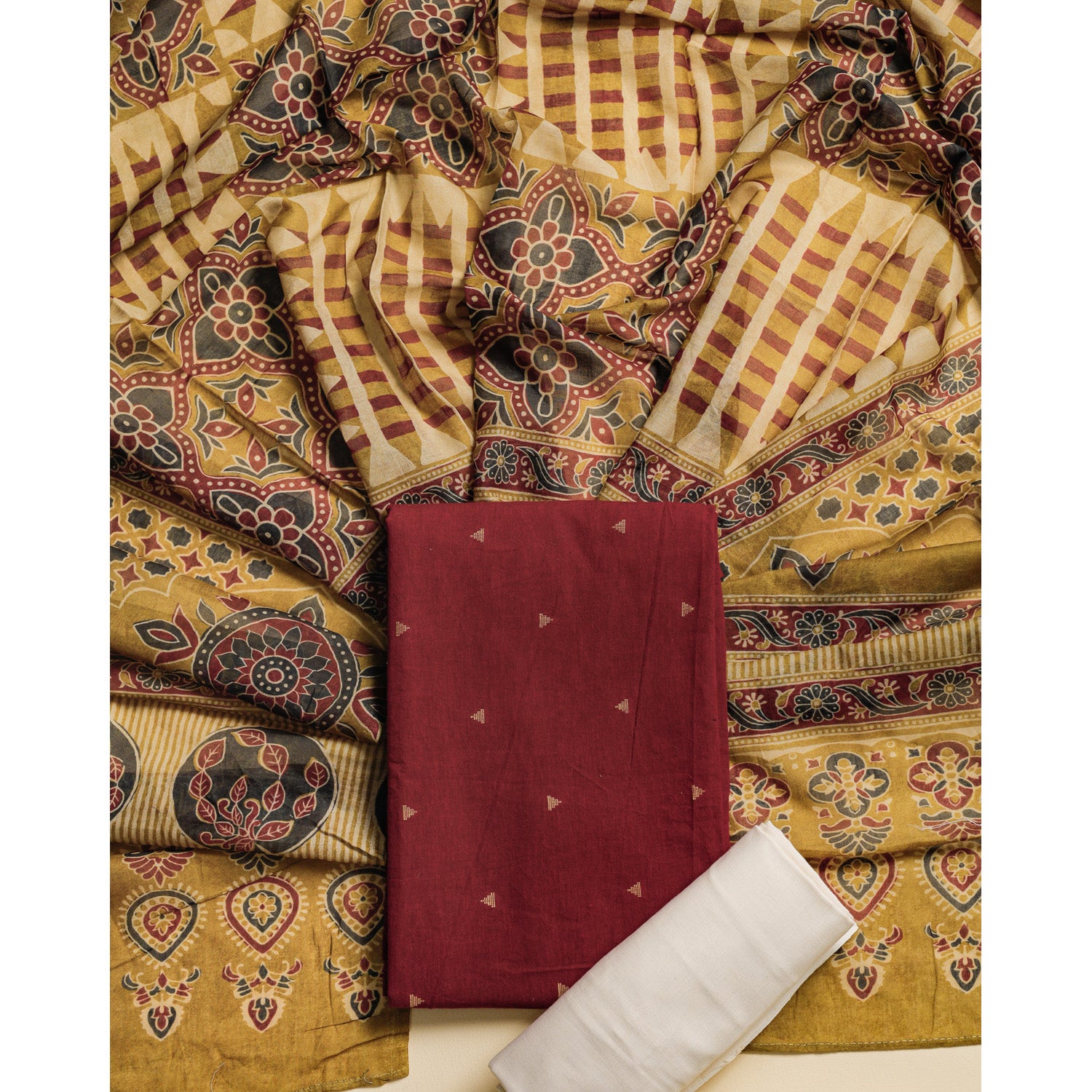 PURE COTTON WOVEN SUIT SET