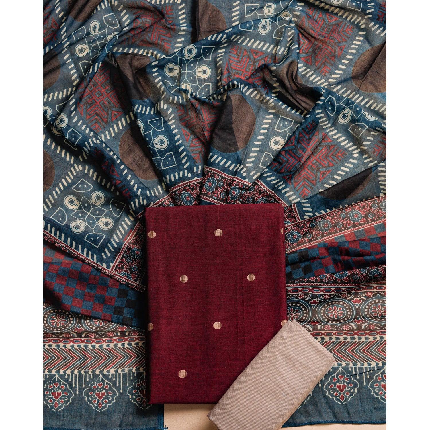 PURE COTTON WOVEN SUIT SET