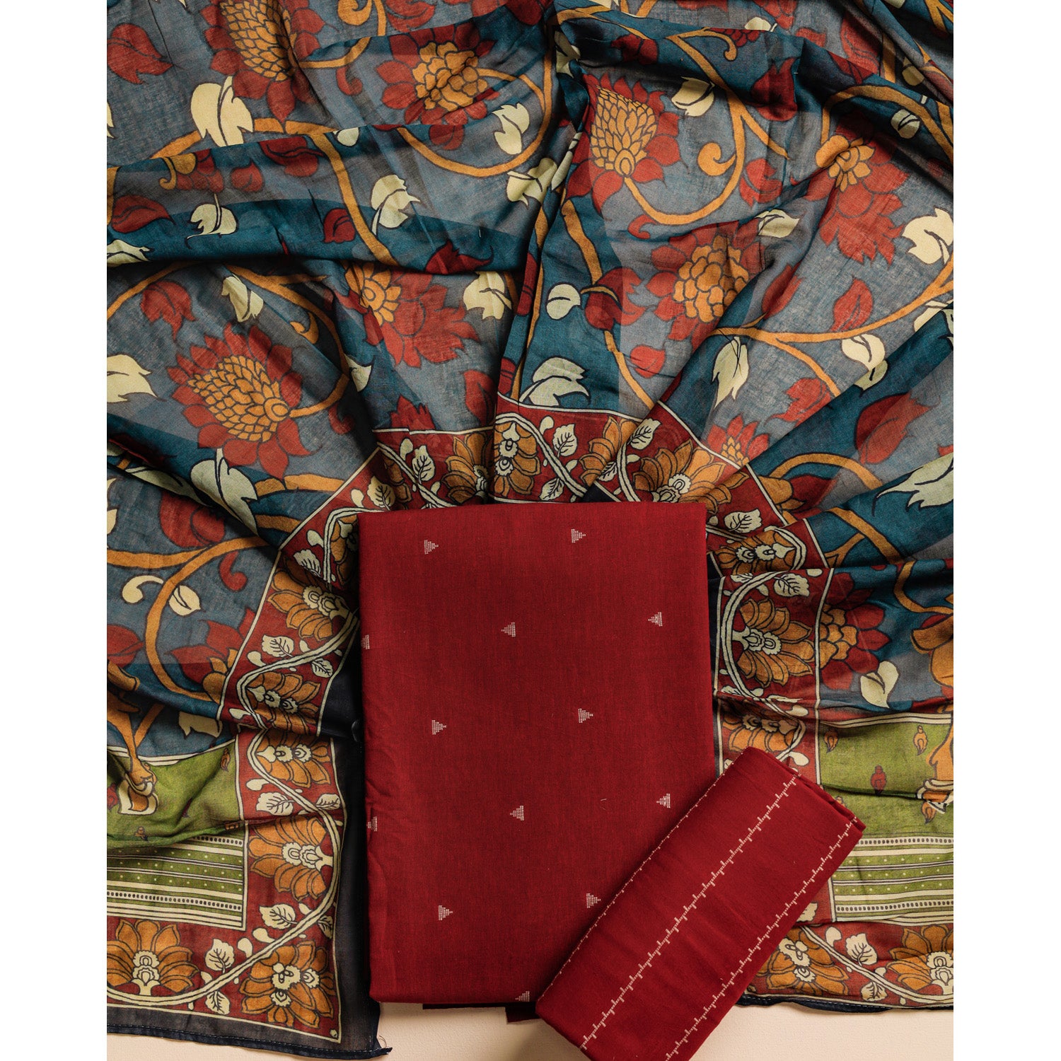 PURE COTTON WOVEN SUIT SET