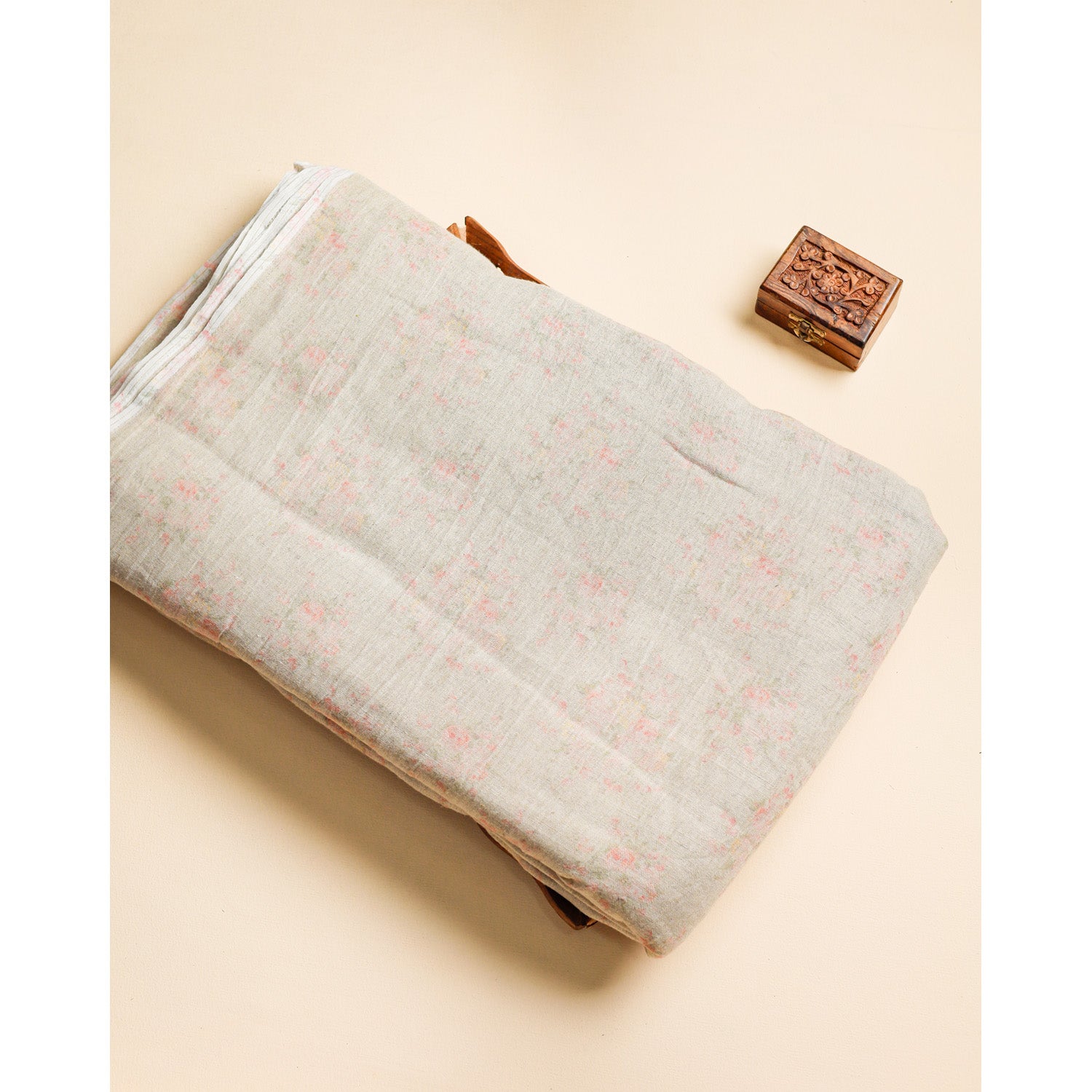 PURE COTTON JUTE DIGITAL PRINTED FABRIC