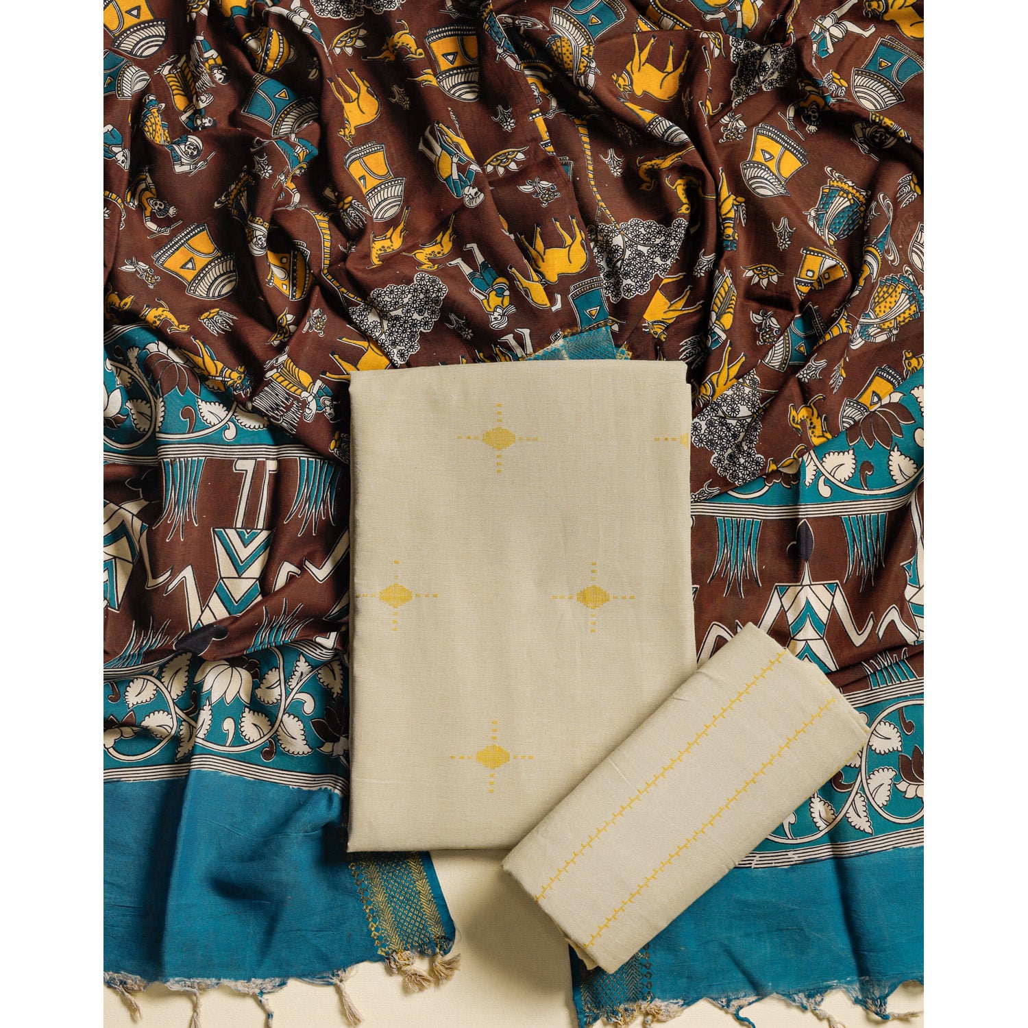 COTTON HANDLOOM SUIT SET