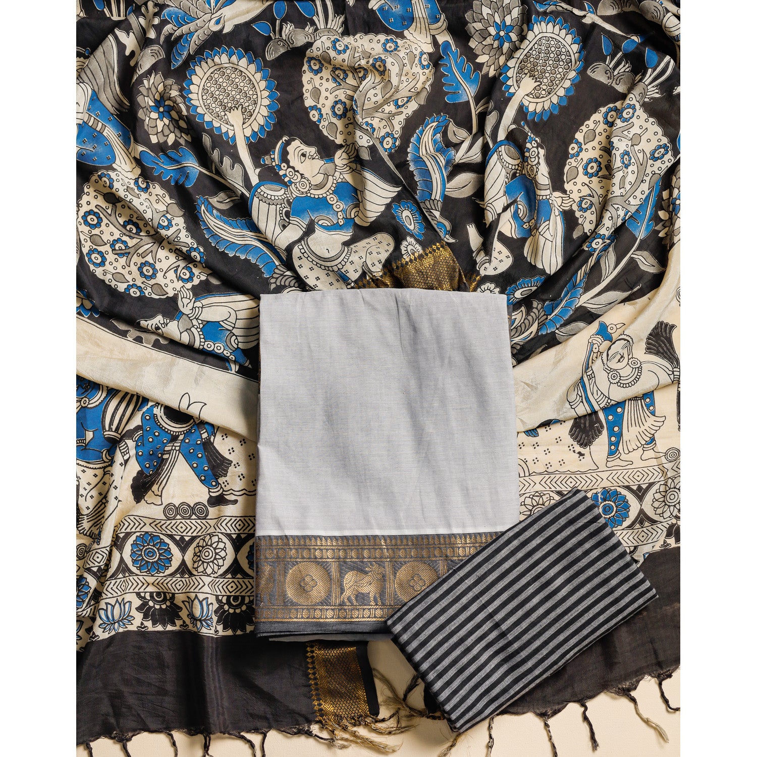 COTTON HANDLOOM SUIT SET