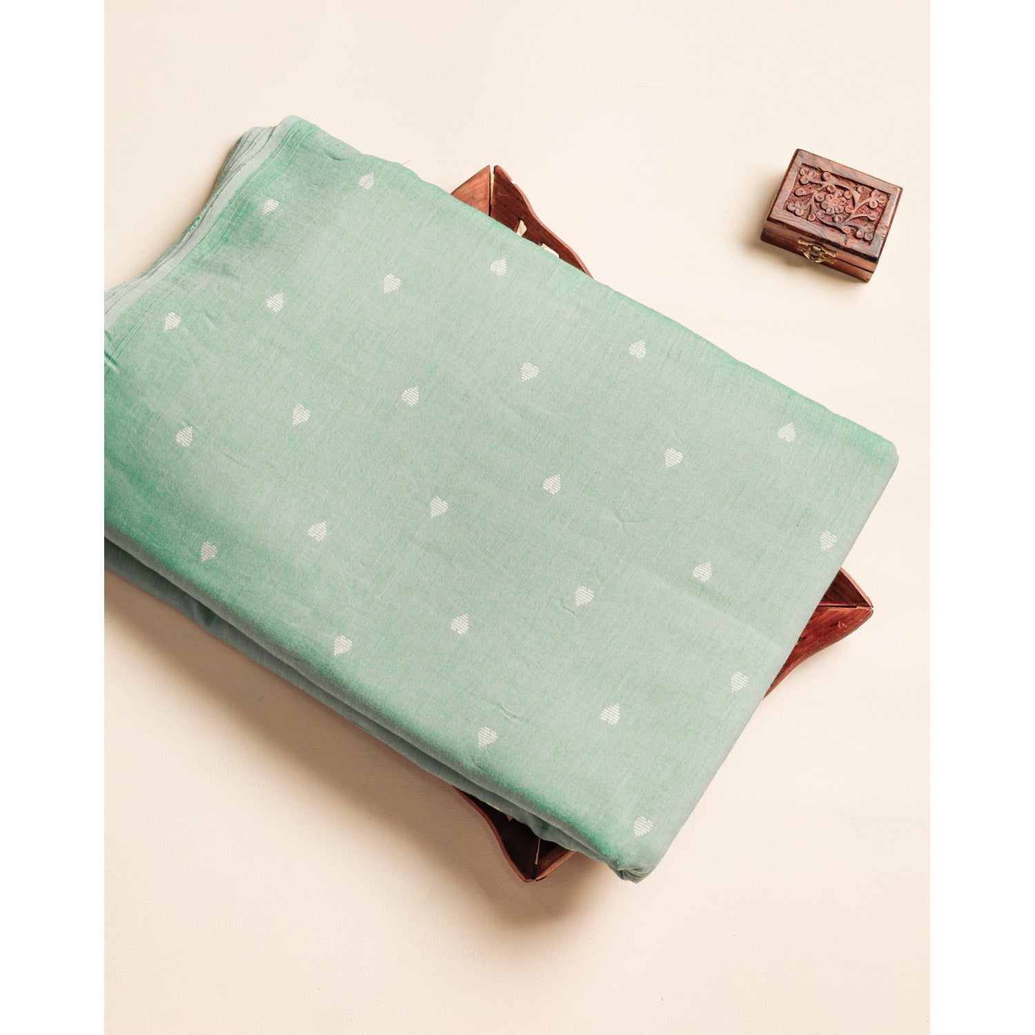 PURE MERCERIZED COTTON RAYON HANDLOOM FABRIC