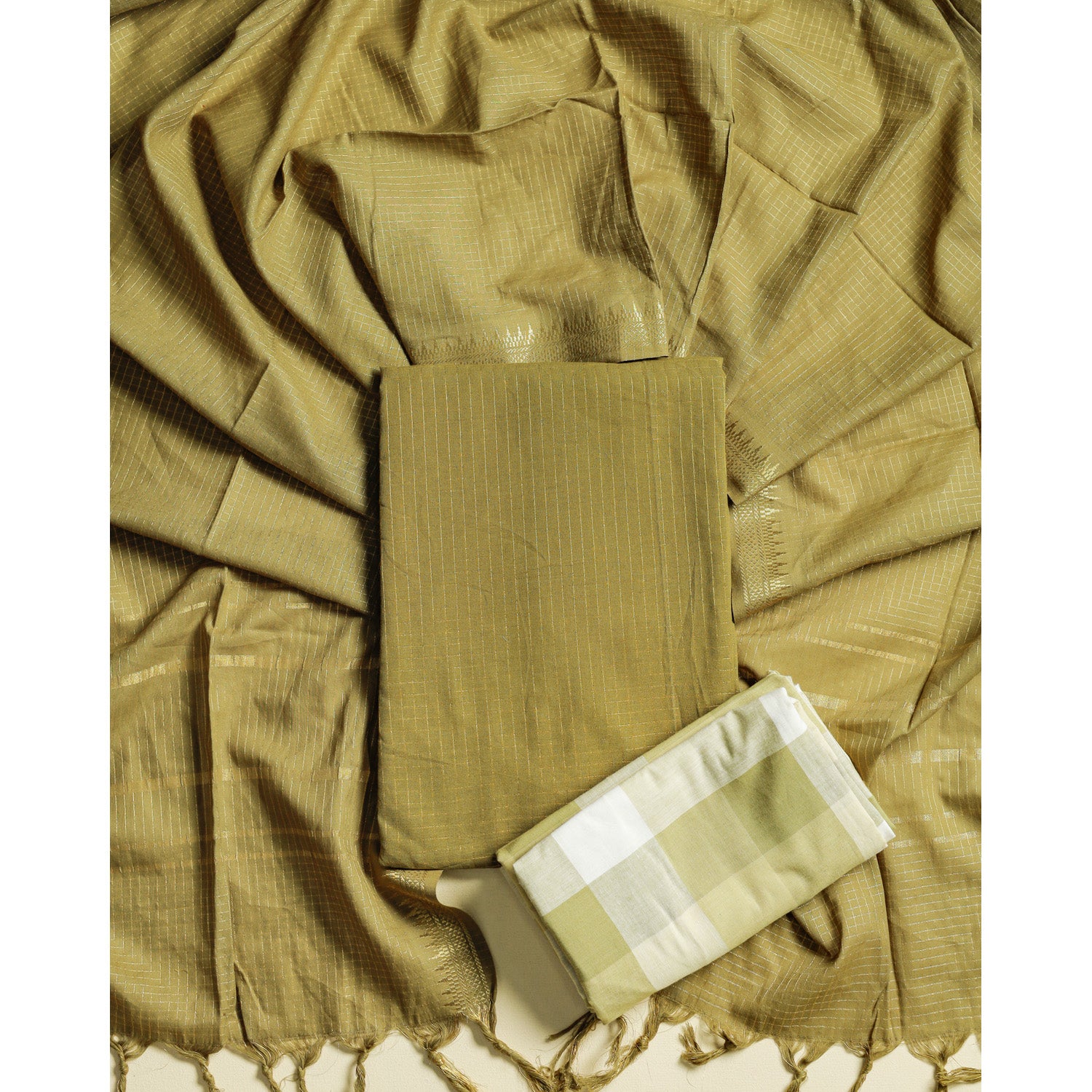 COTTON HANDLOOM SUIT SET