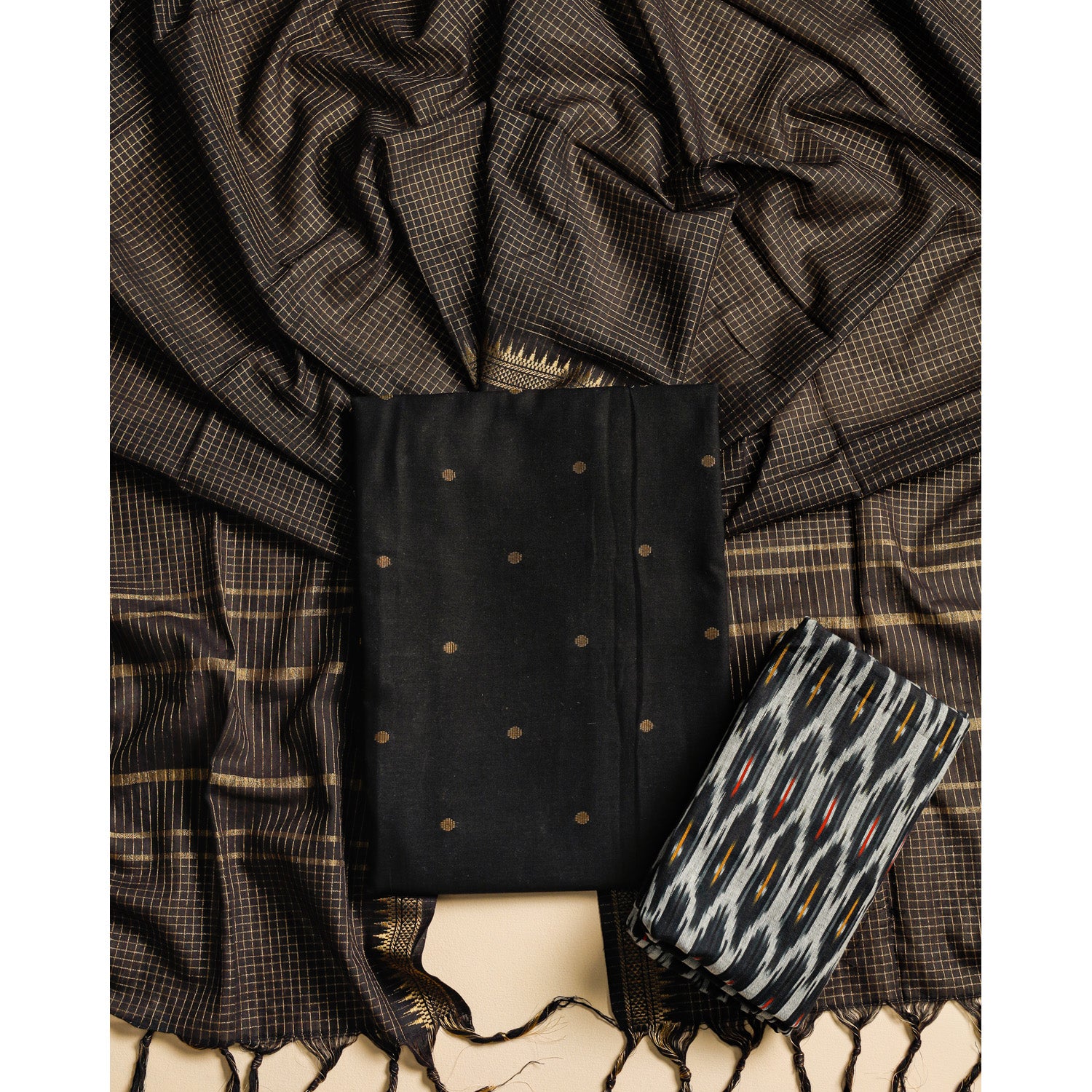 COTTON HANDLOOM SUIT SET