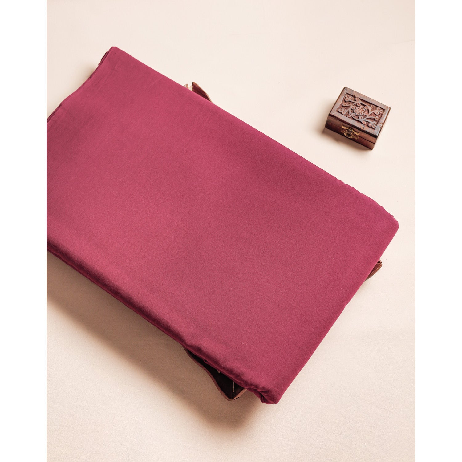 PURE MALAI COTTON PLAIN FABRIC