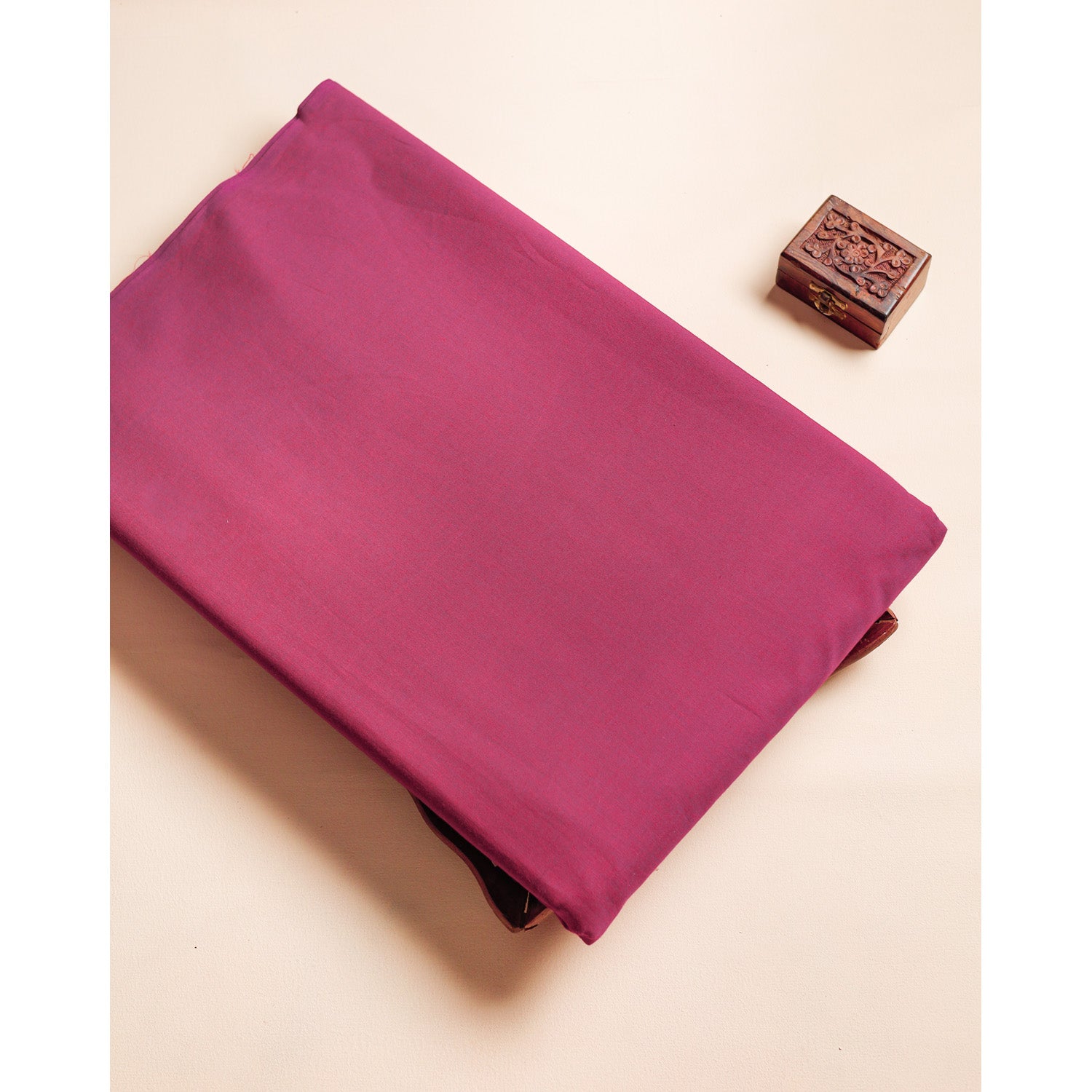 PURE MALAI COTTON PLAIN FABRIC