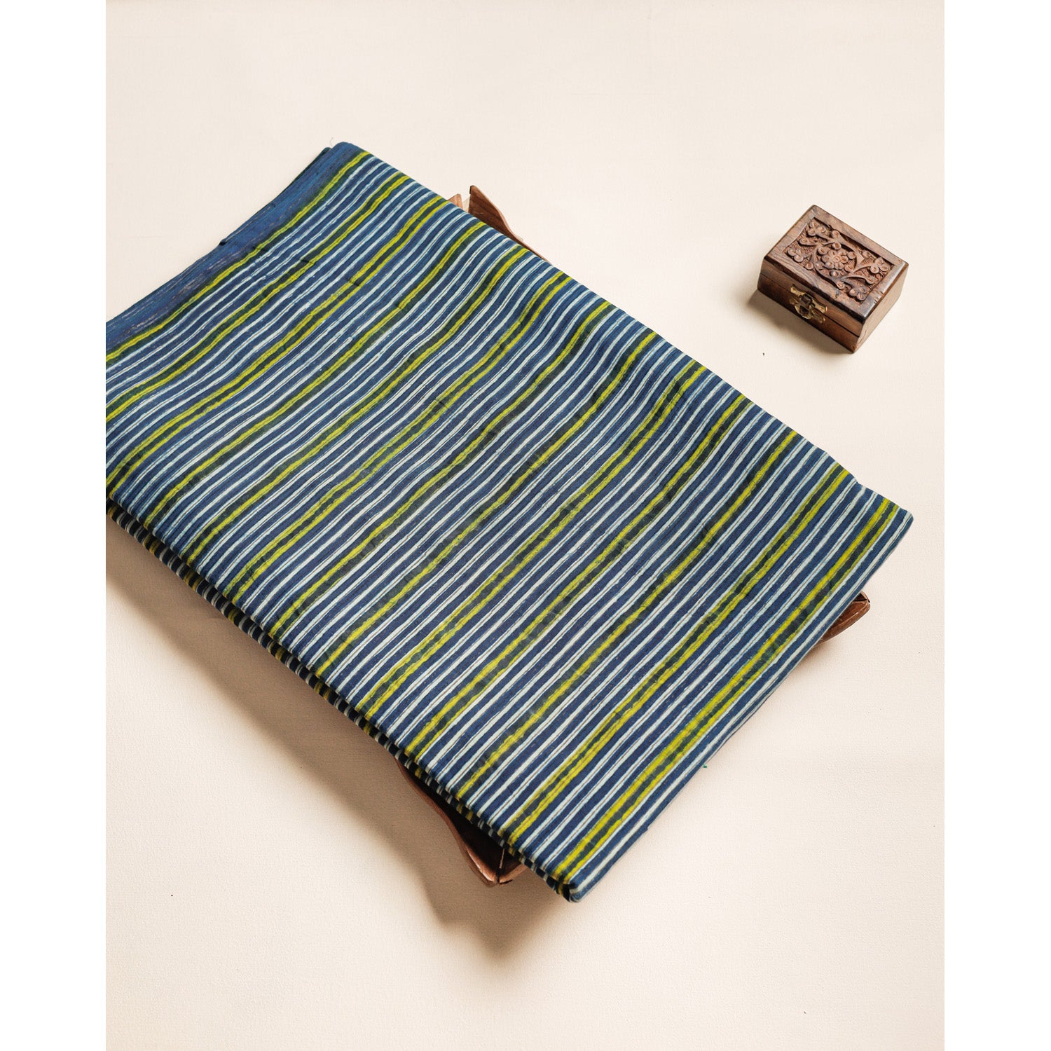 COTTON VANASPATHI BLOCK PRINTED FABRIC