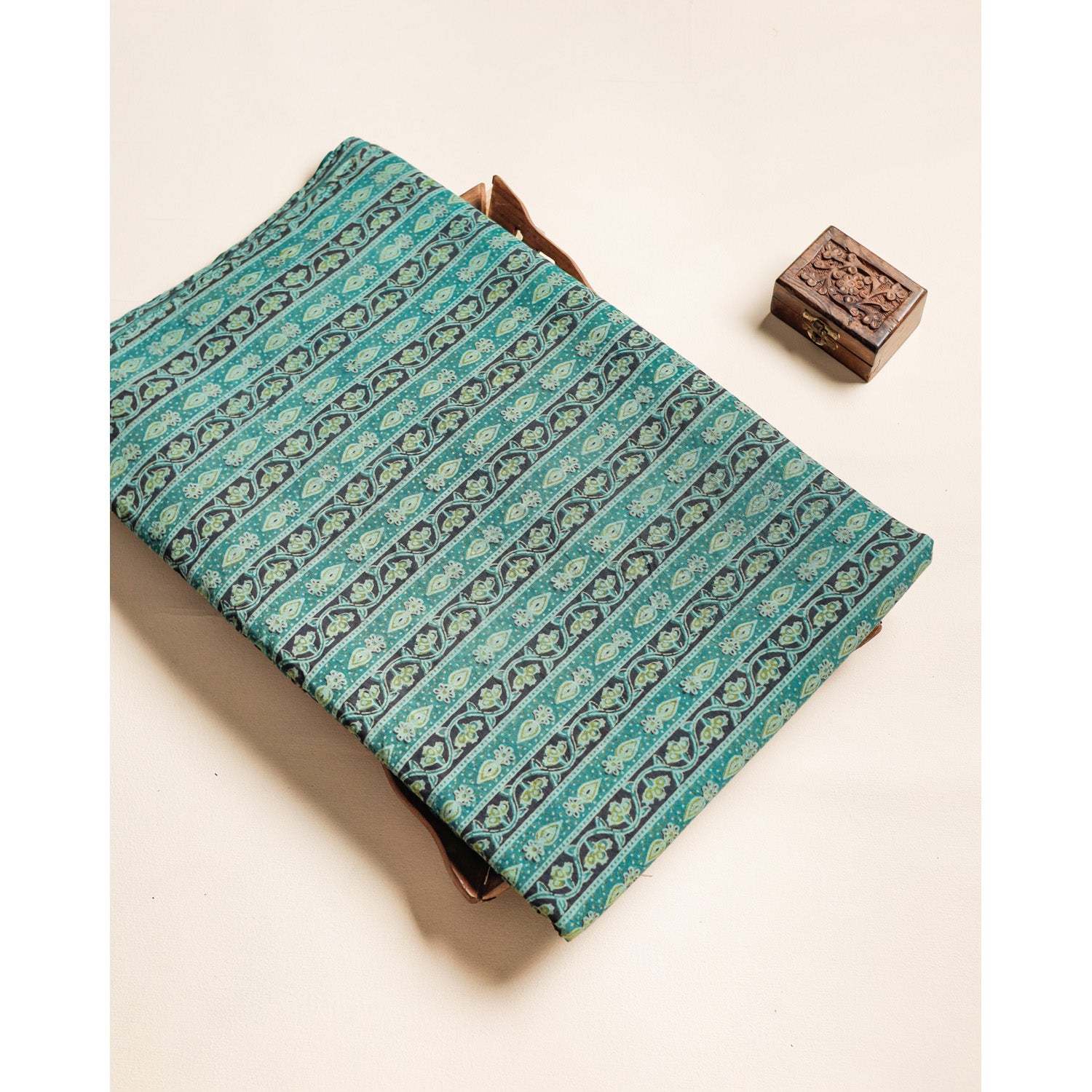 COTTON VANASPATHI BLOCK PRINTED FABRIC