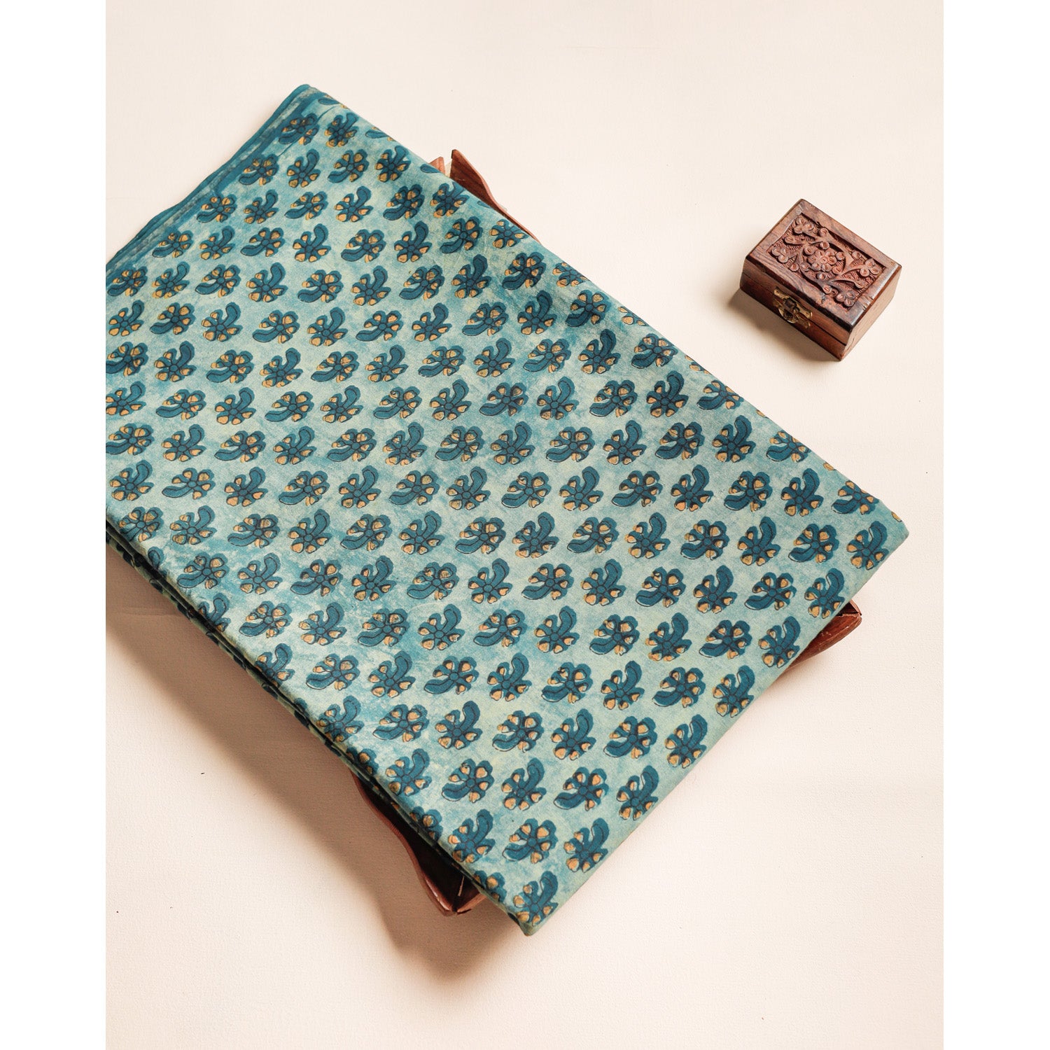 COTTON VANASPATHI BLOCK PRINTED FABRIC