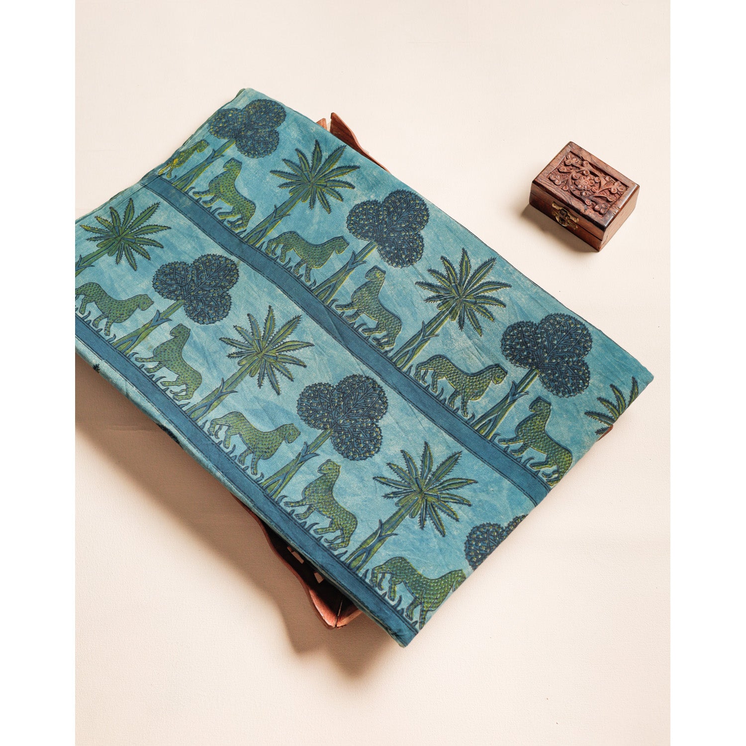 COTTON VANASPATHI BLOCK PRINTED FABRIC