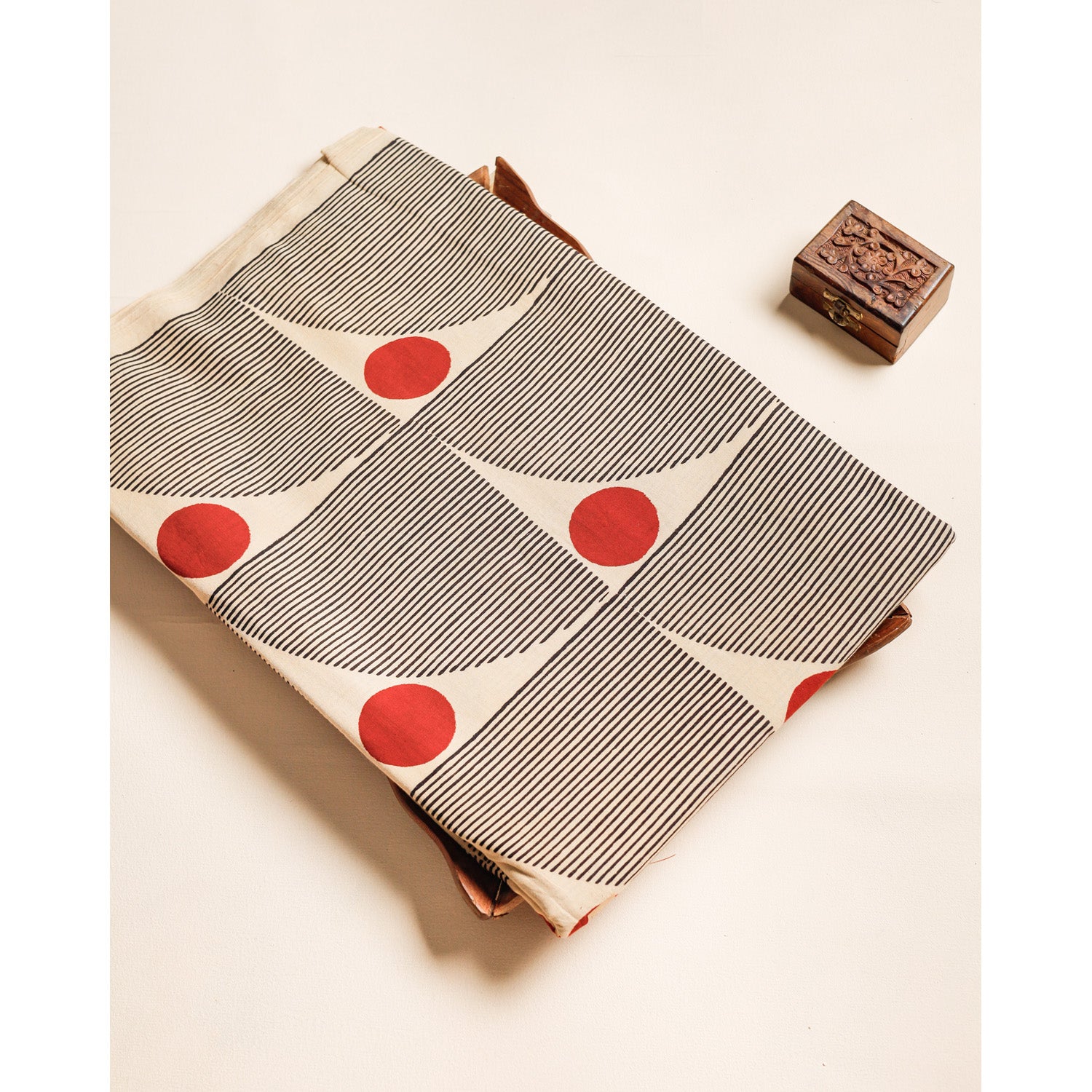 COTTON VANASPATHI BLOCK PRINTED FABRIC