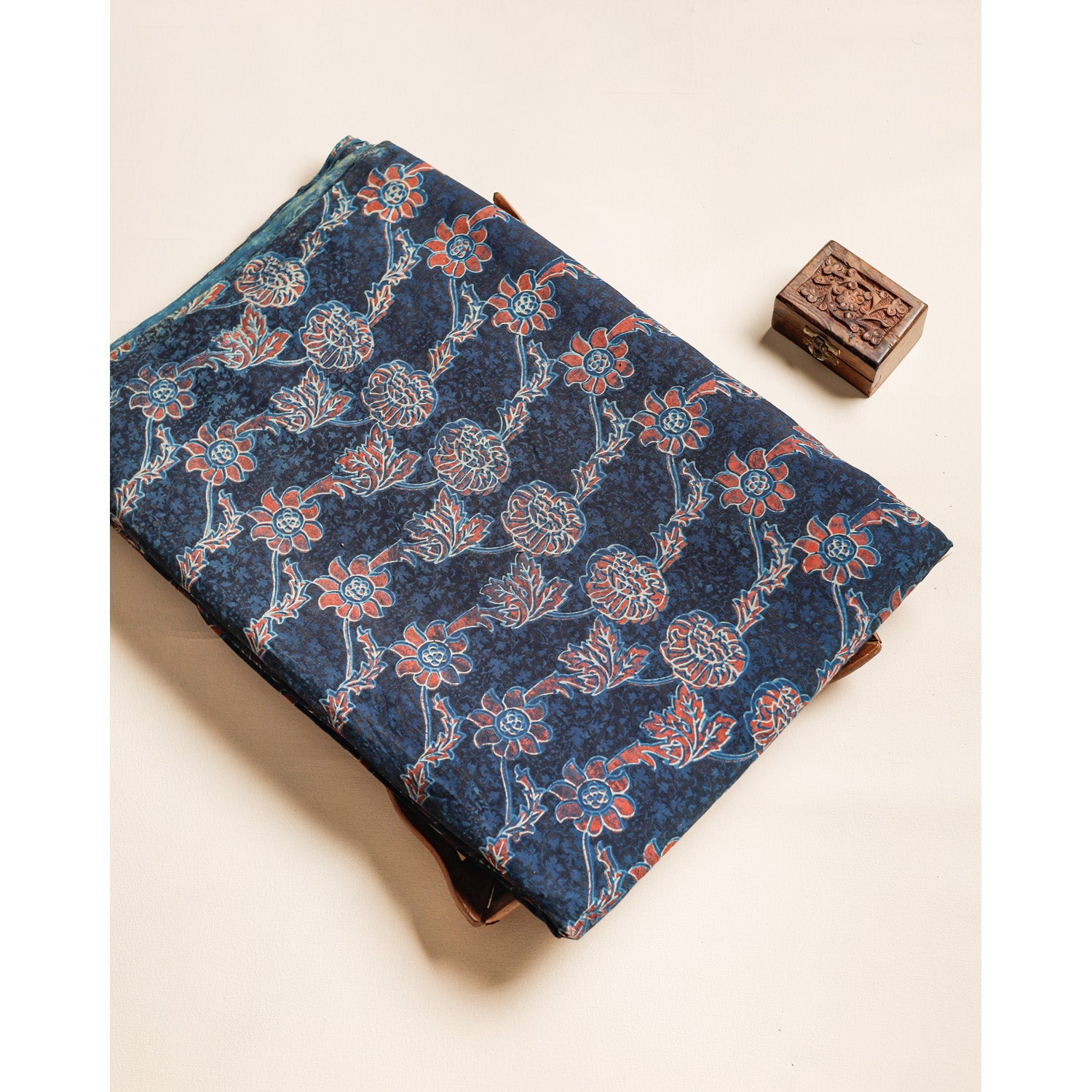 COTTON VANASPATHI BLOCK PRINTED FABRIC