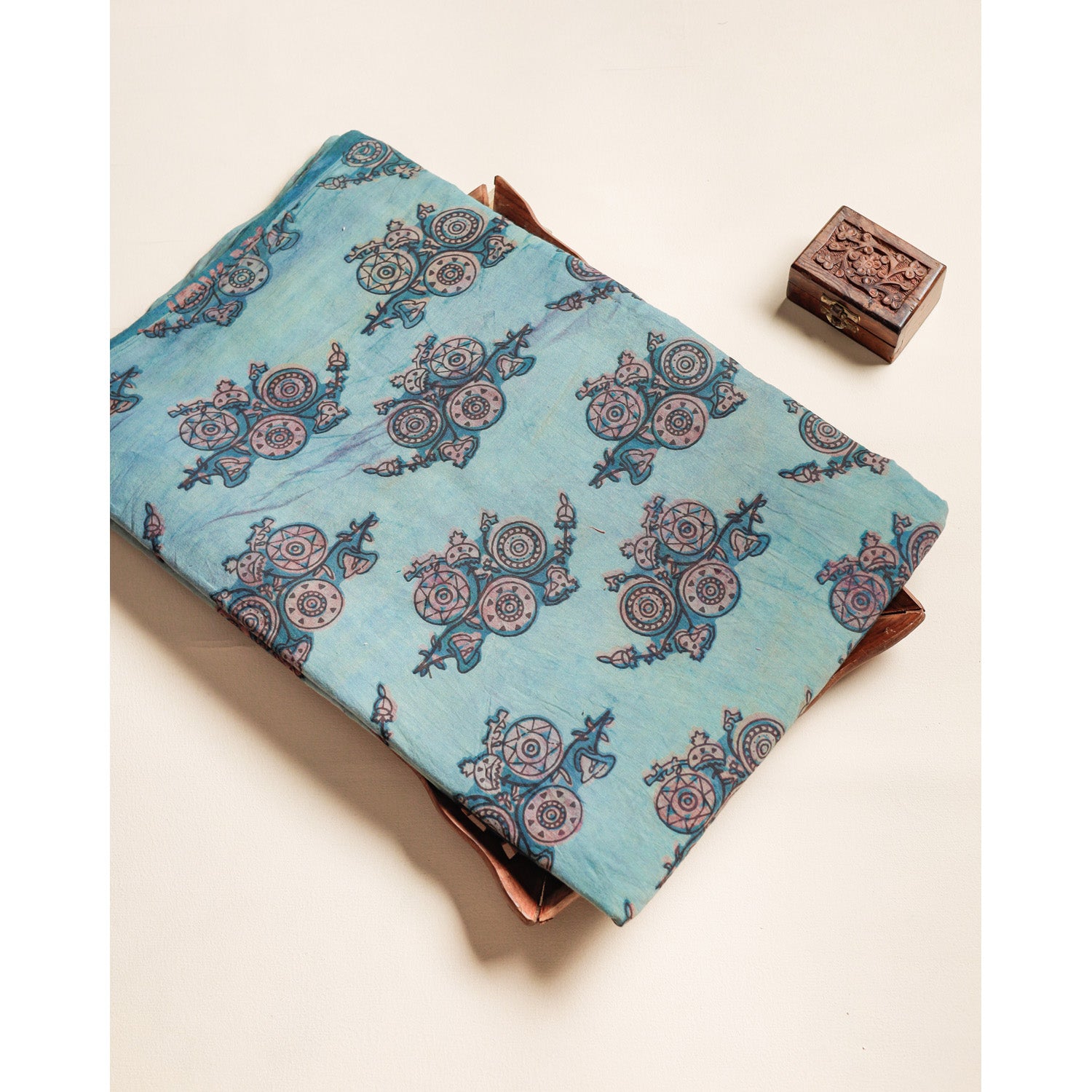 COTTON VANASPATHI BLOCK PRINTED FABRIC