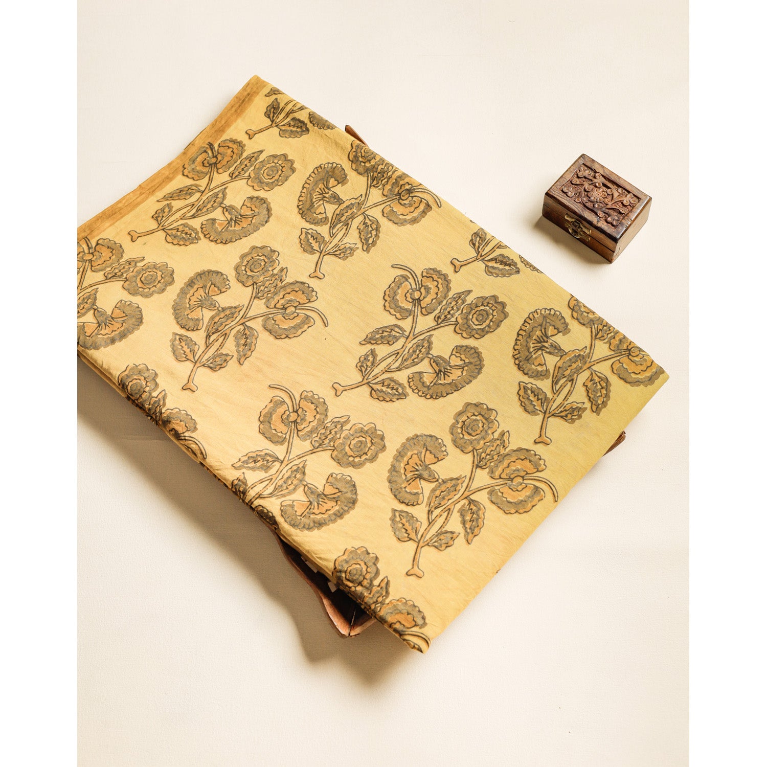 COTTON VANASPATHI BLOCK PRINTED FABRIC