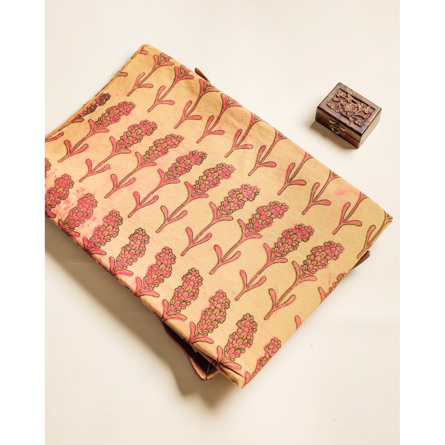 COTTON VANASPATHI BLOCK PRINTED FABRIC