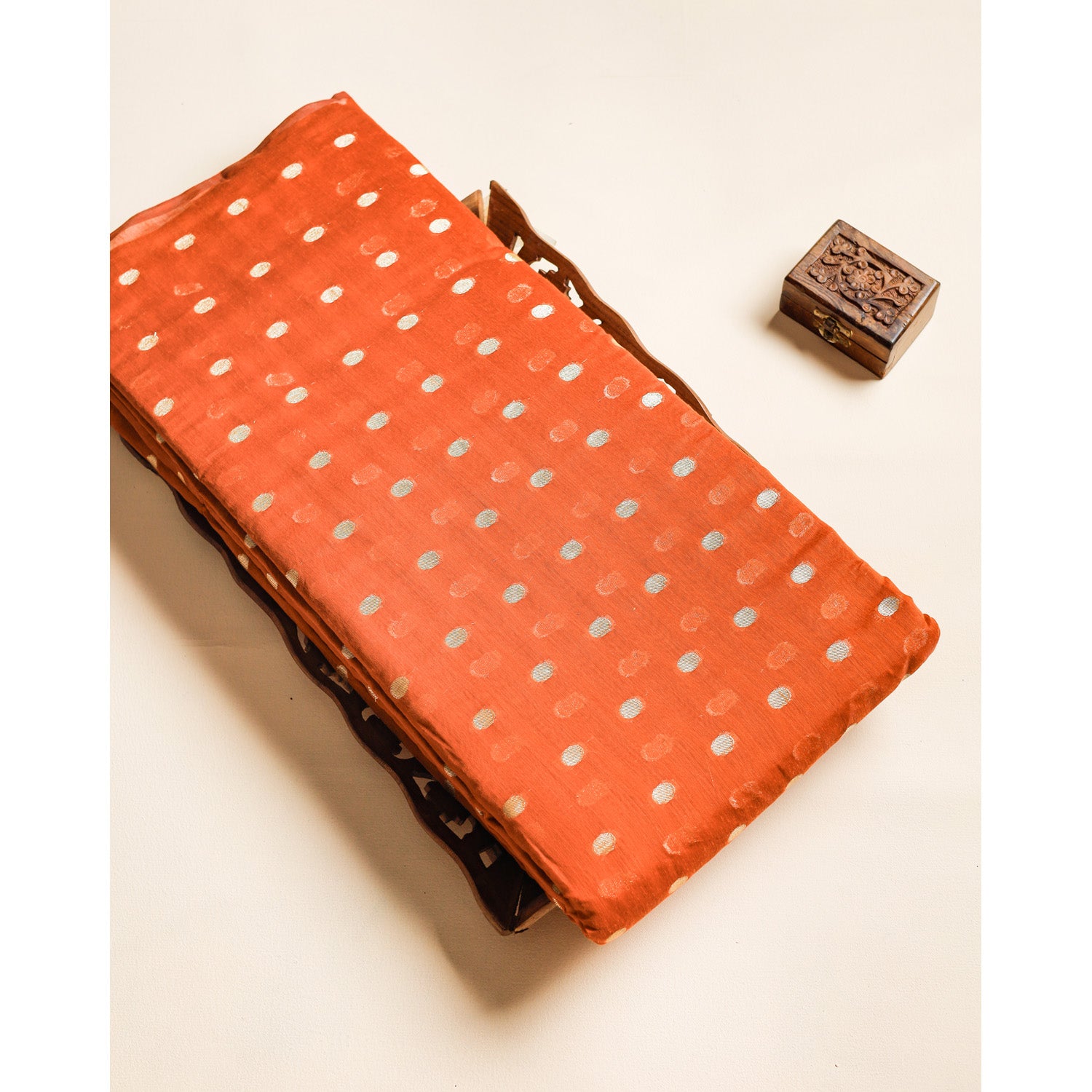 CHANDERI BUTTA WOVEN FABRIC