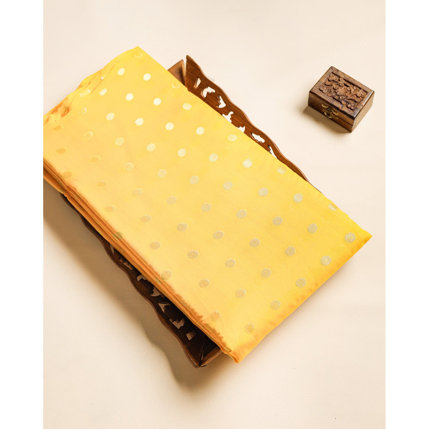 CHANDERI BUTTA WOVEN FABRIC