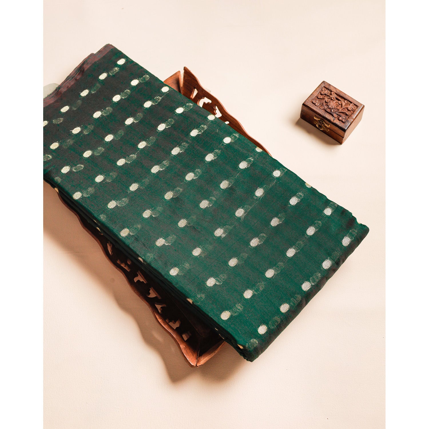 CHANDERI BUTTA WOVEN FABRIC