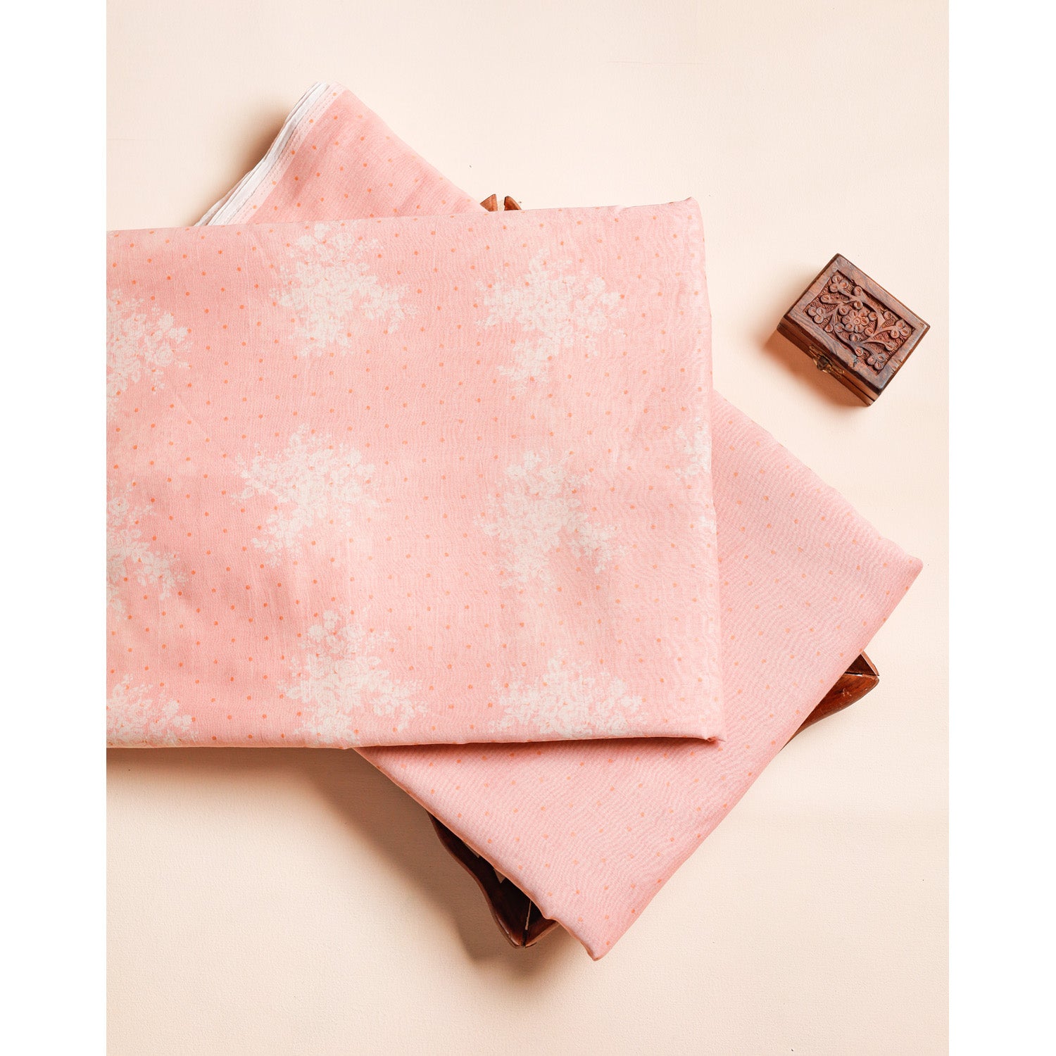 PURE MALAI SILK VOIL PRINTED FABRICS