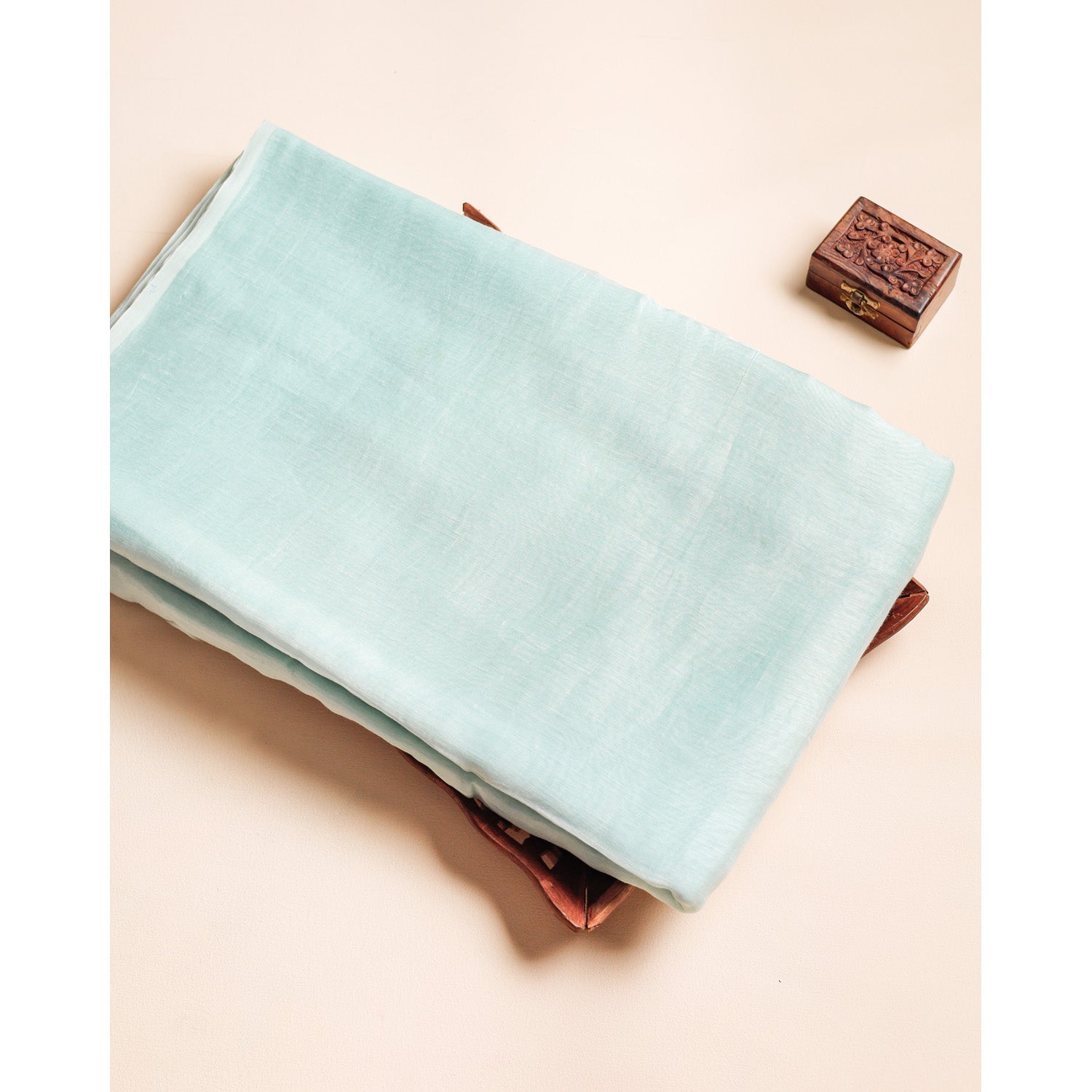 PURE LINEN CHANDERI SILK FABRIC