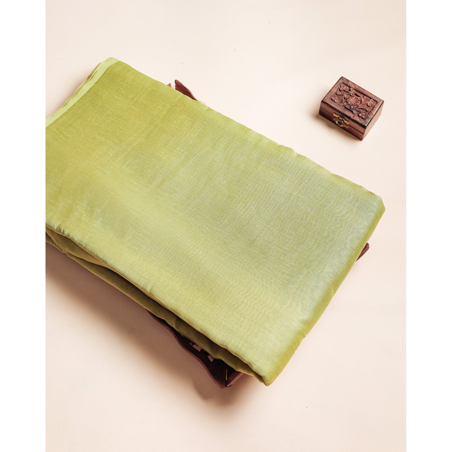 PURE LINEN CHANDERI SILK FABRIC