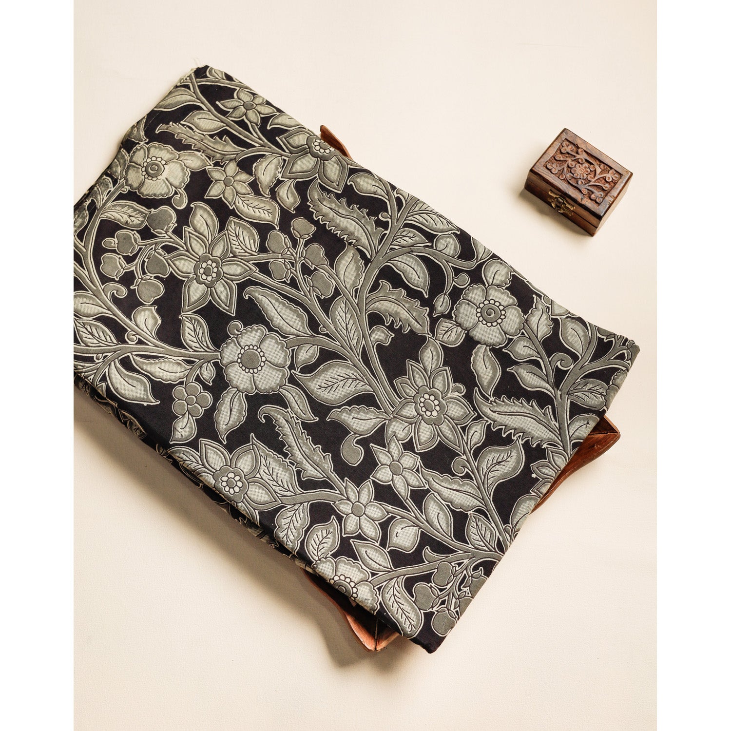 ASSAM SILK KALAMKARI FABRIC
