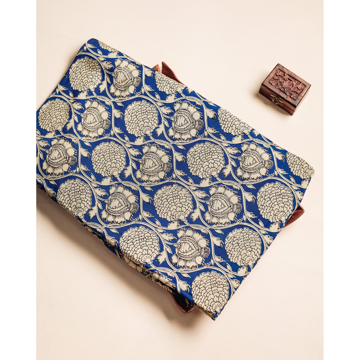 ASSAM SILK KALAMKARI FABRIC