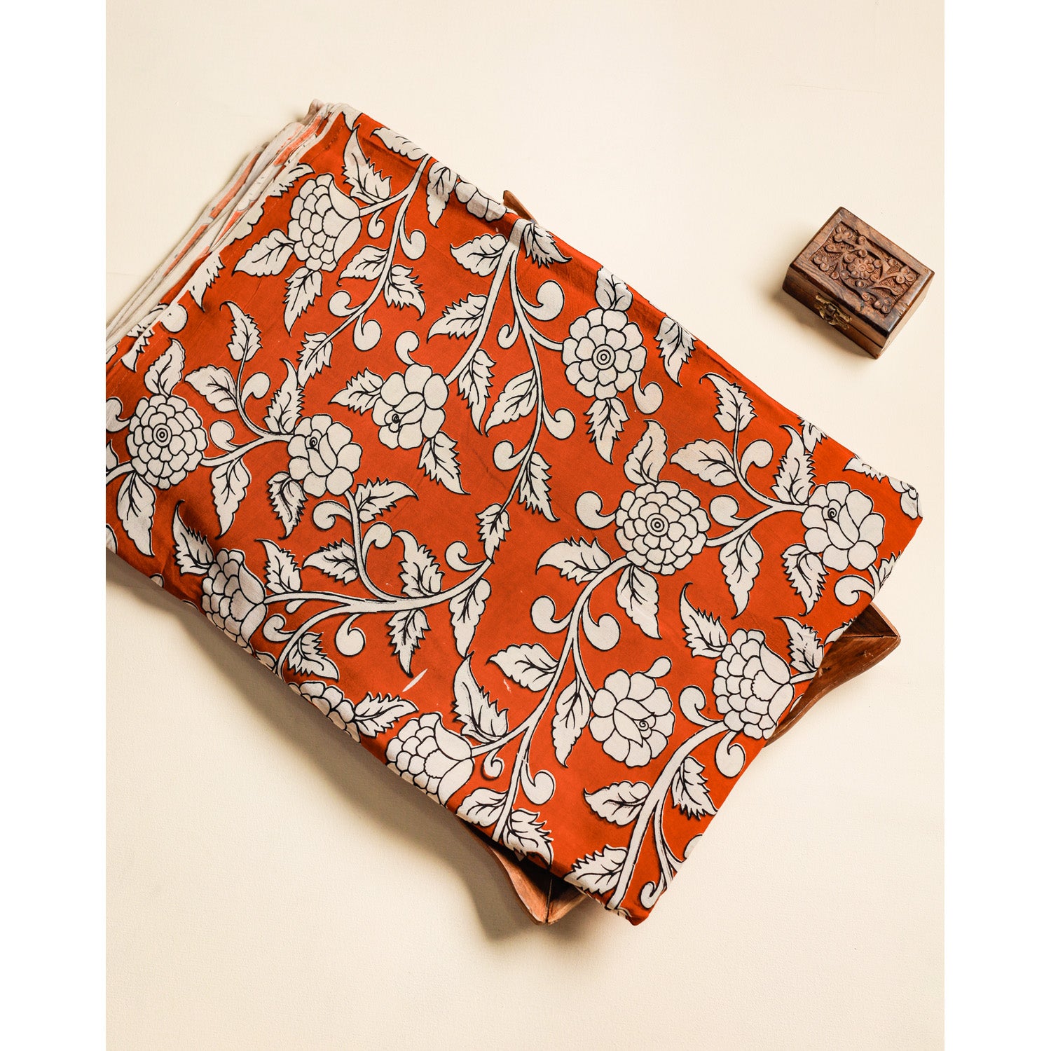 ASSAM SILK KALAMKARI FABRIC