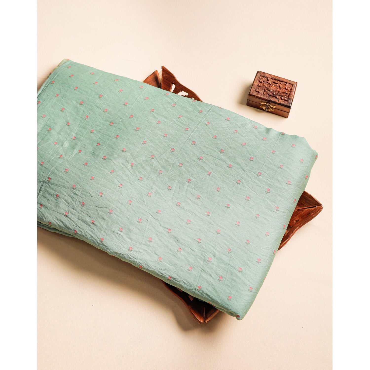 MOGRA CHANDERI PRINTED FABRIC